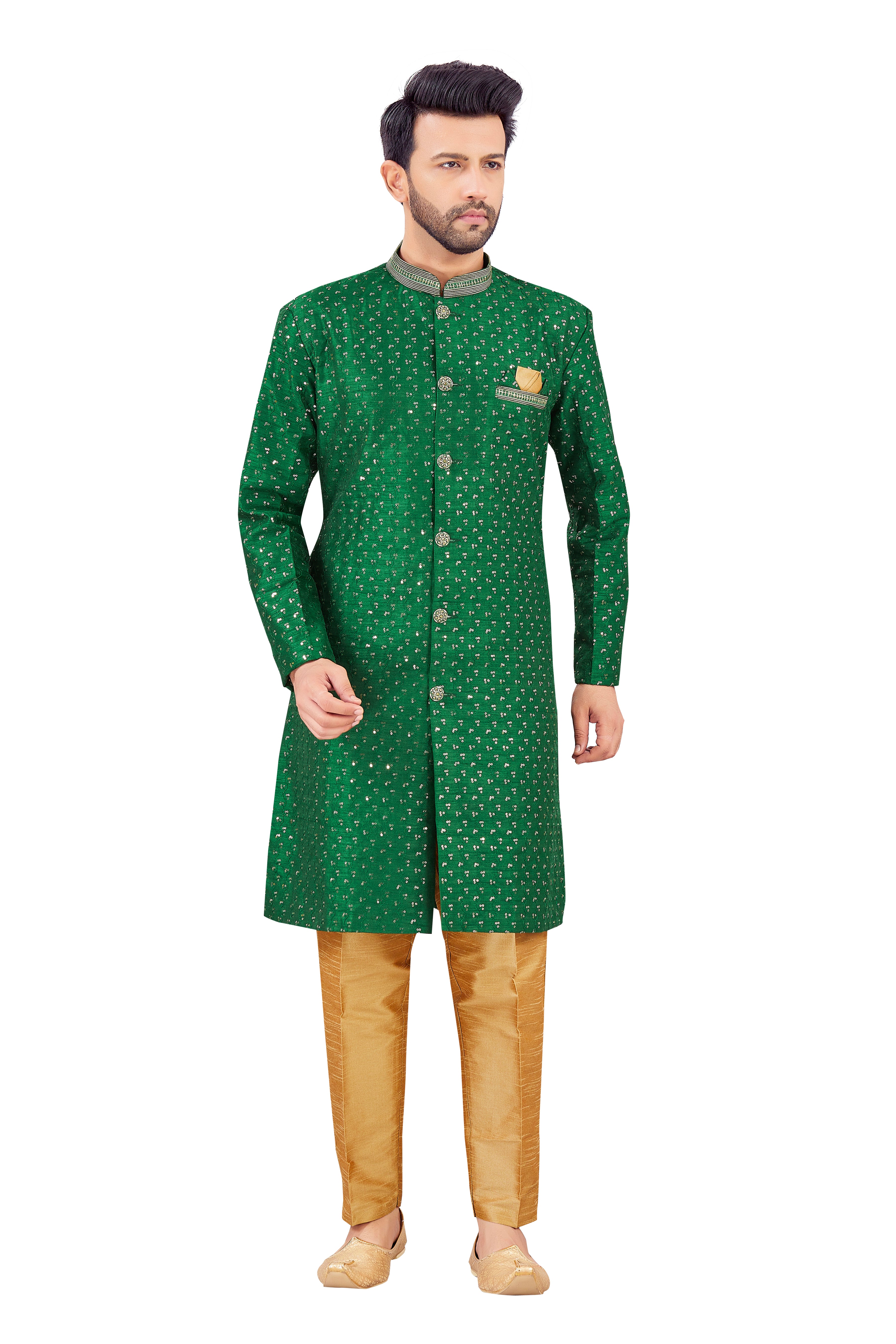 Mens Silk Kurta Set - Roop Darshan