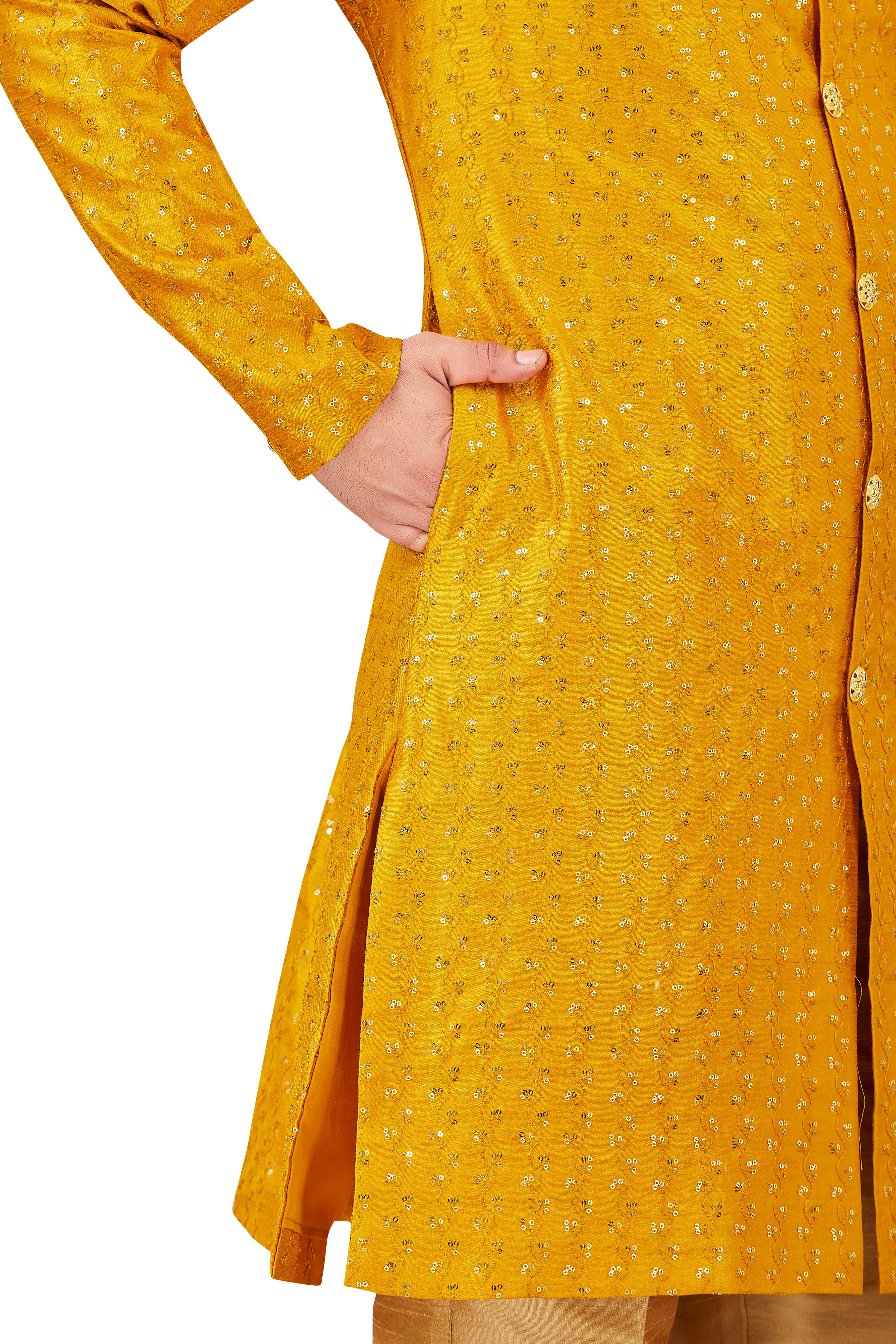 Mens Silk Kurta Set - Roop Darshan