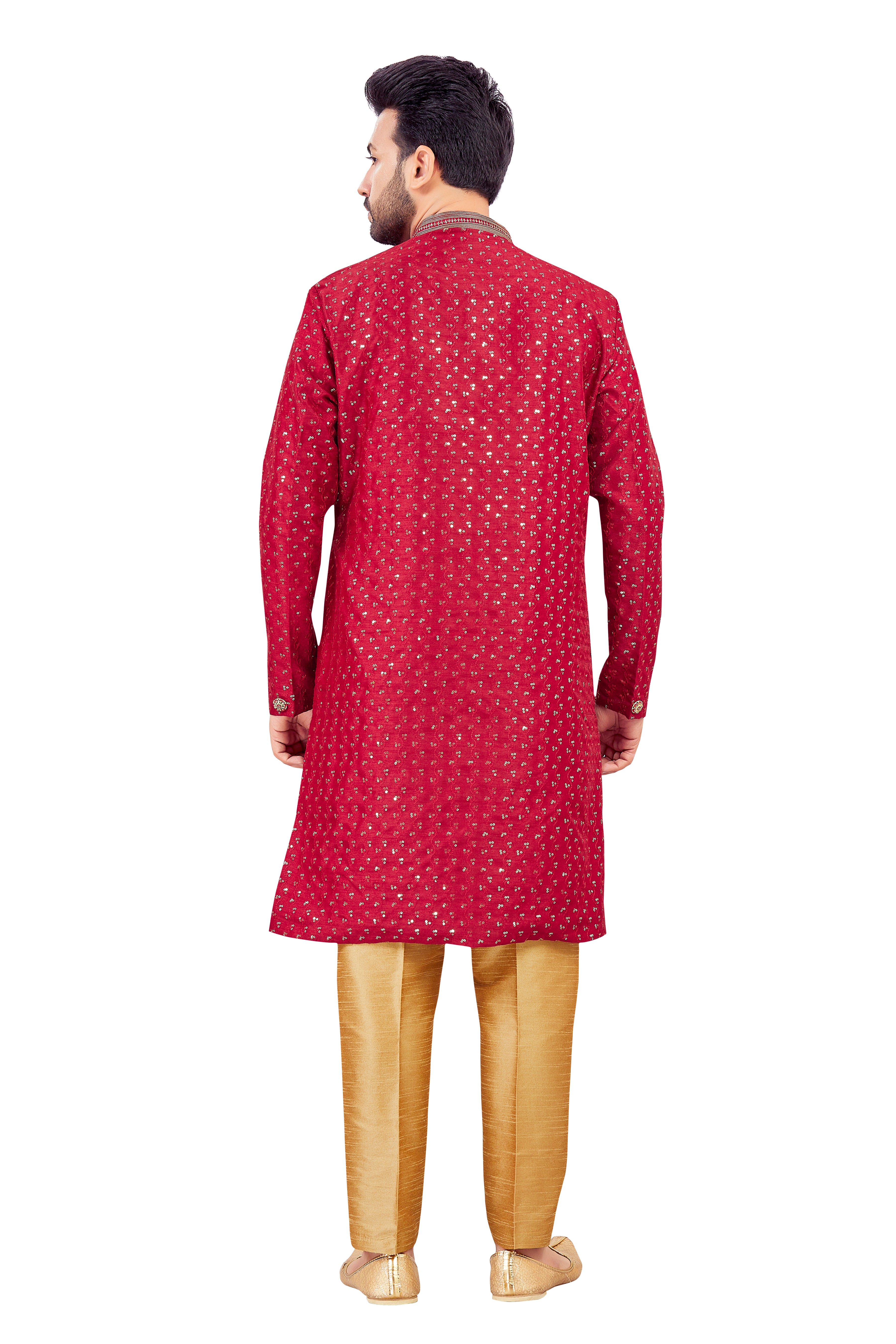 Mens Silk Kurta Set - Roop Darshan