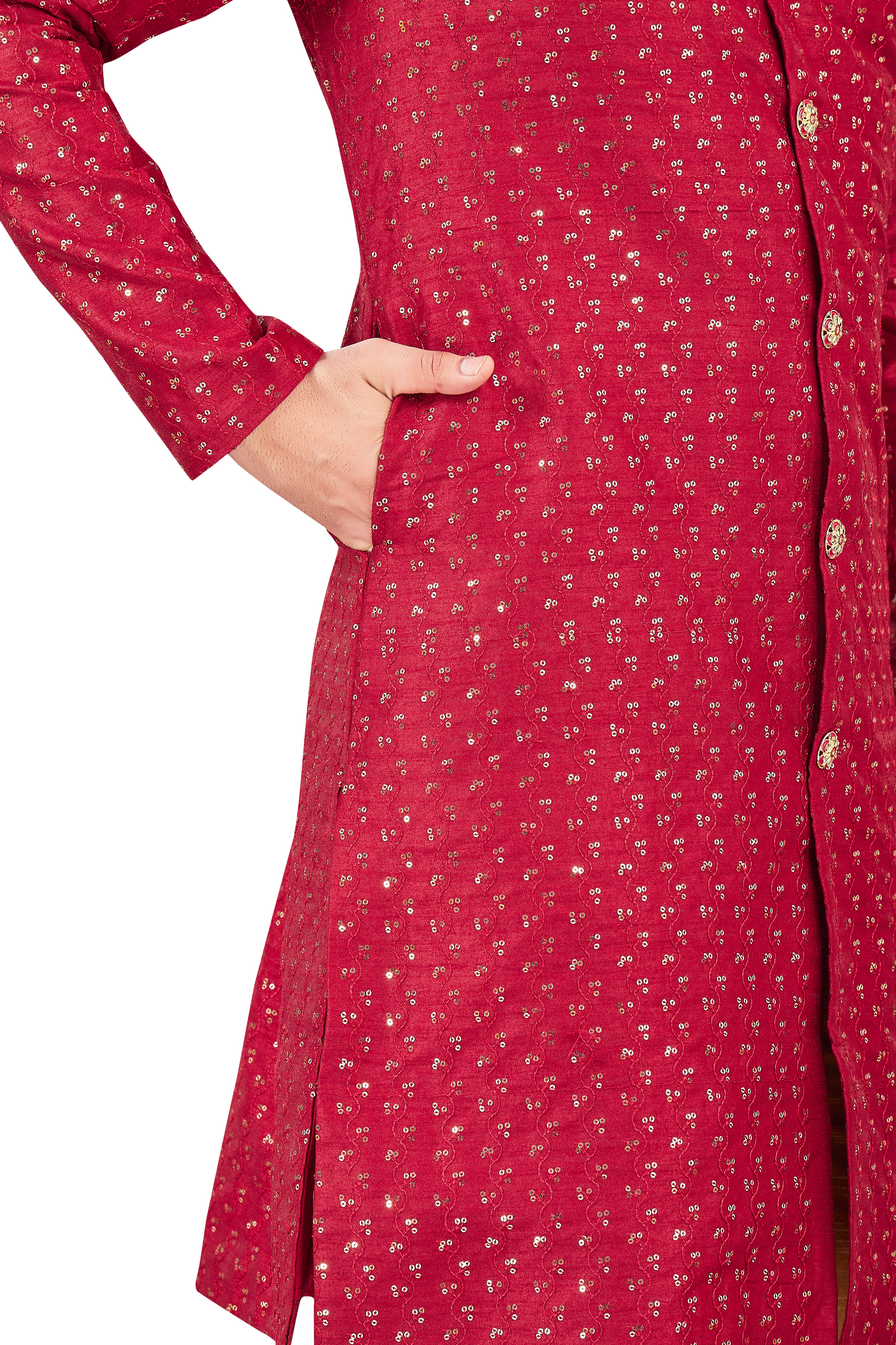 Mens Silk Kurta Set - Roop Darshan