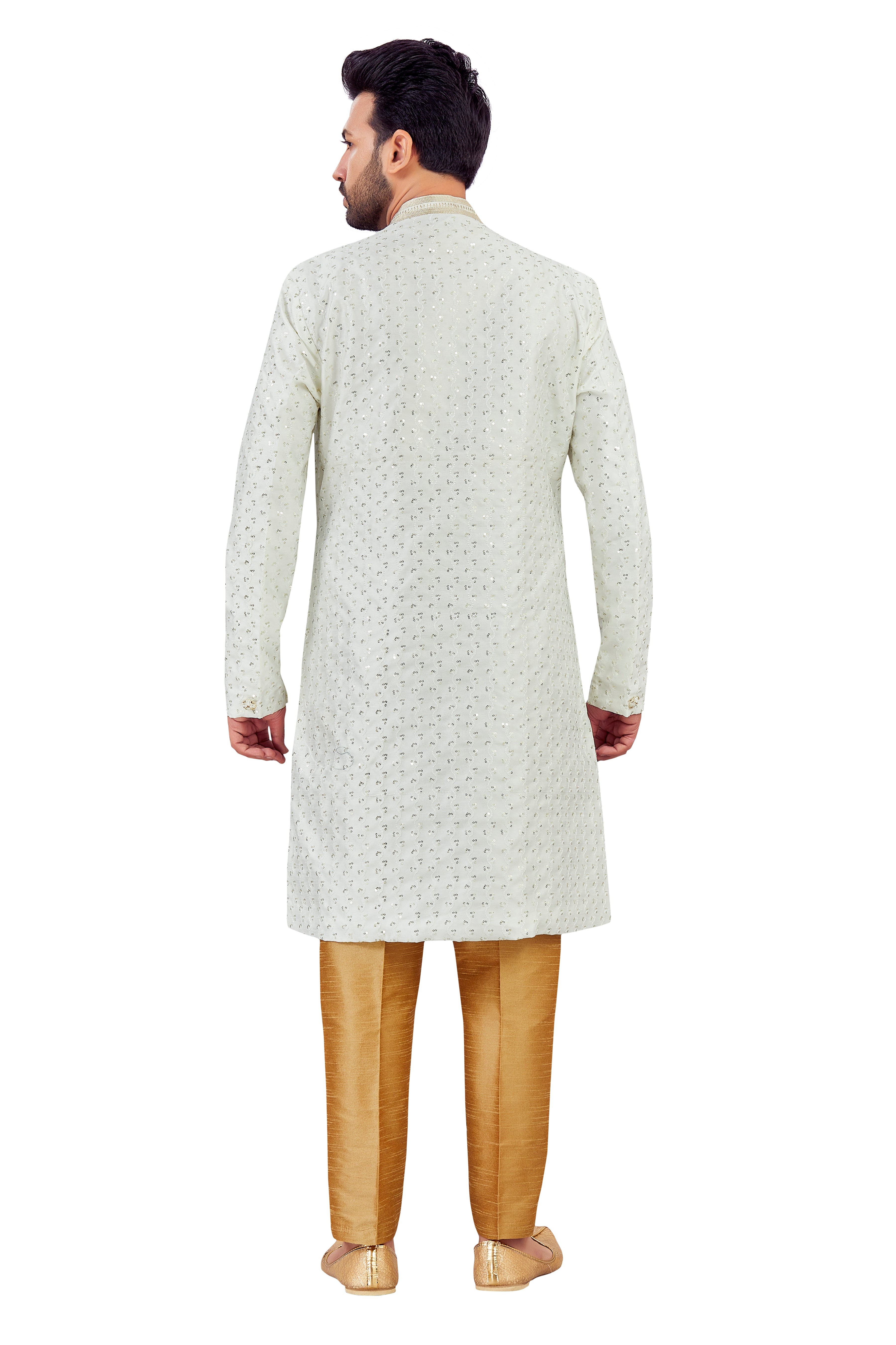 Mens Silk Kurta Set - Roop Darshan