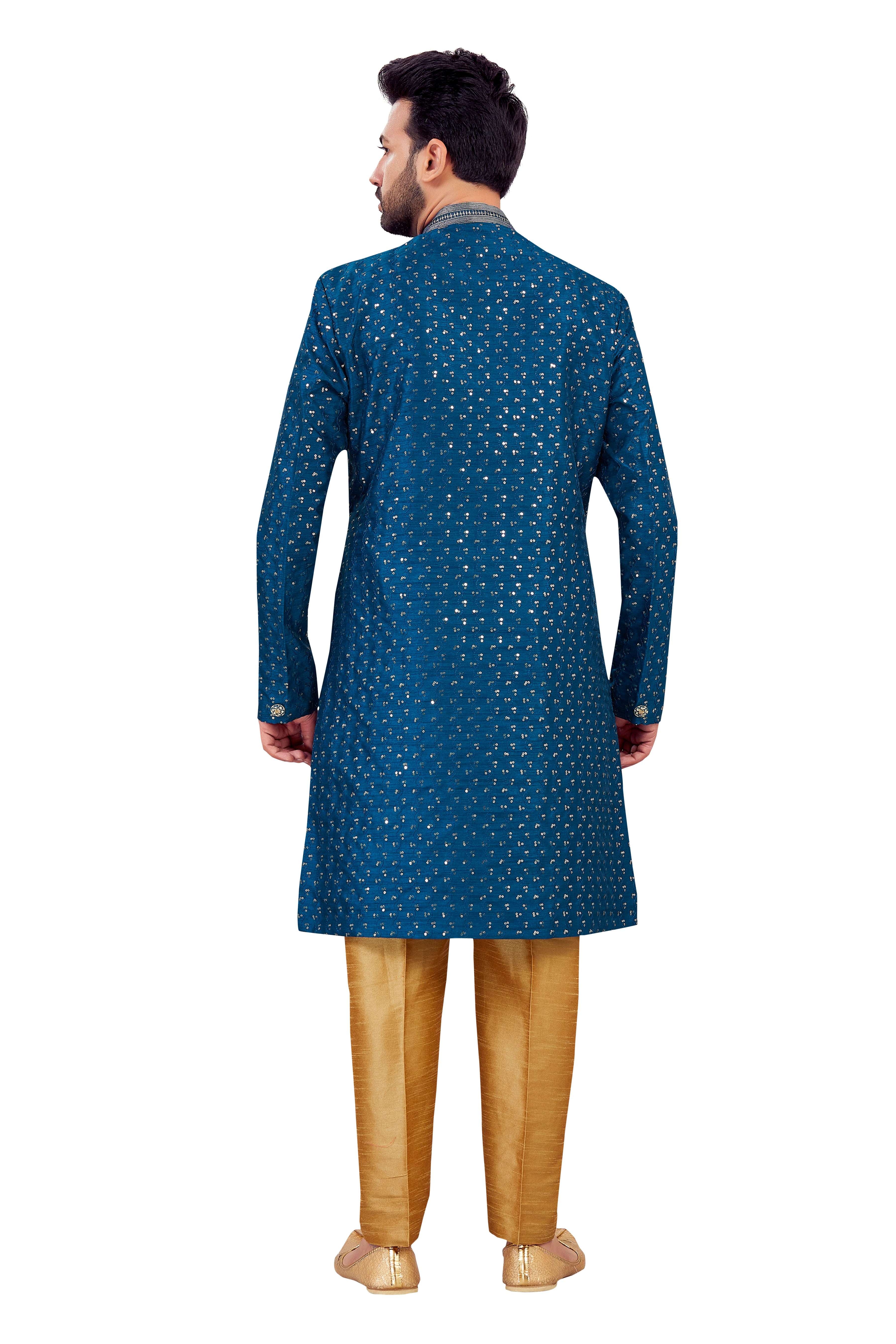 Mens Silk Kurta Set - Roop Darshan