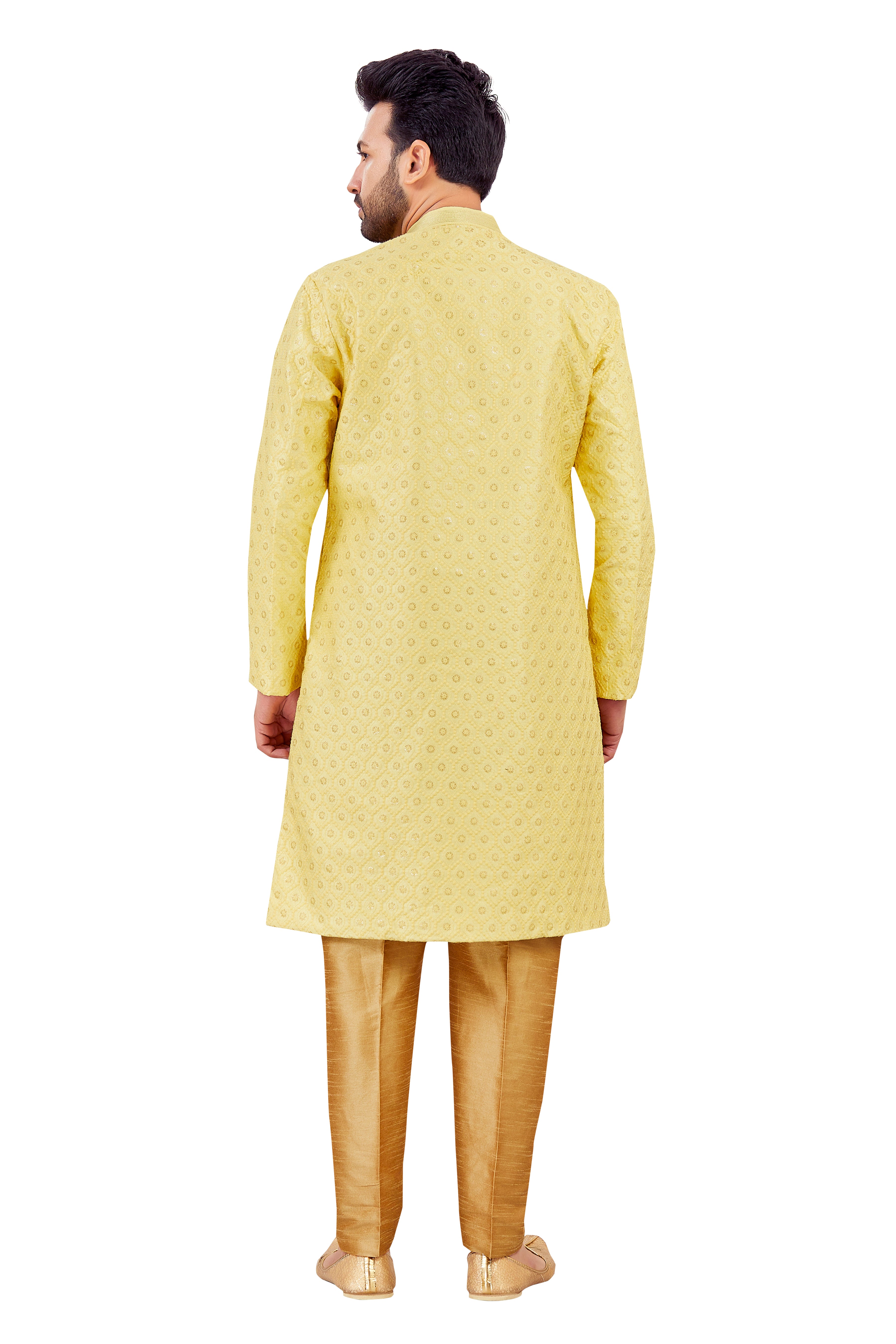 Mens Silk Kurta Set - Roop Darshan