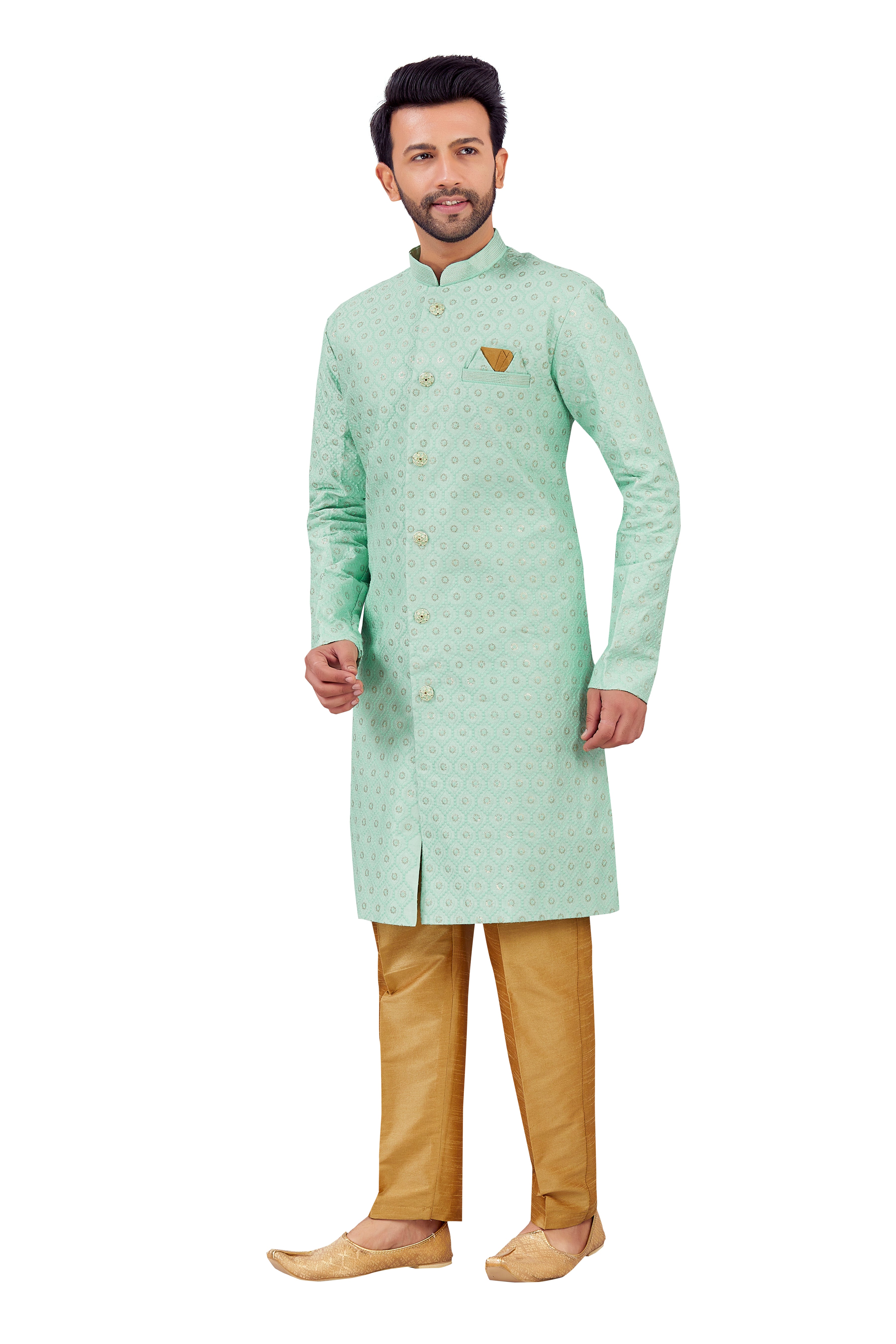 Mens Silk Kurta Set - Roop Darshan