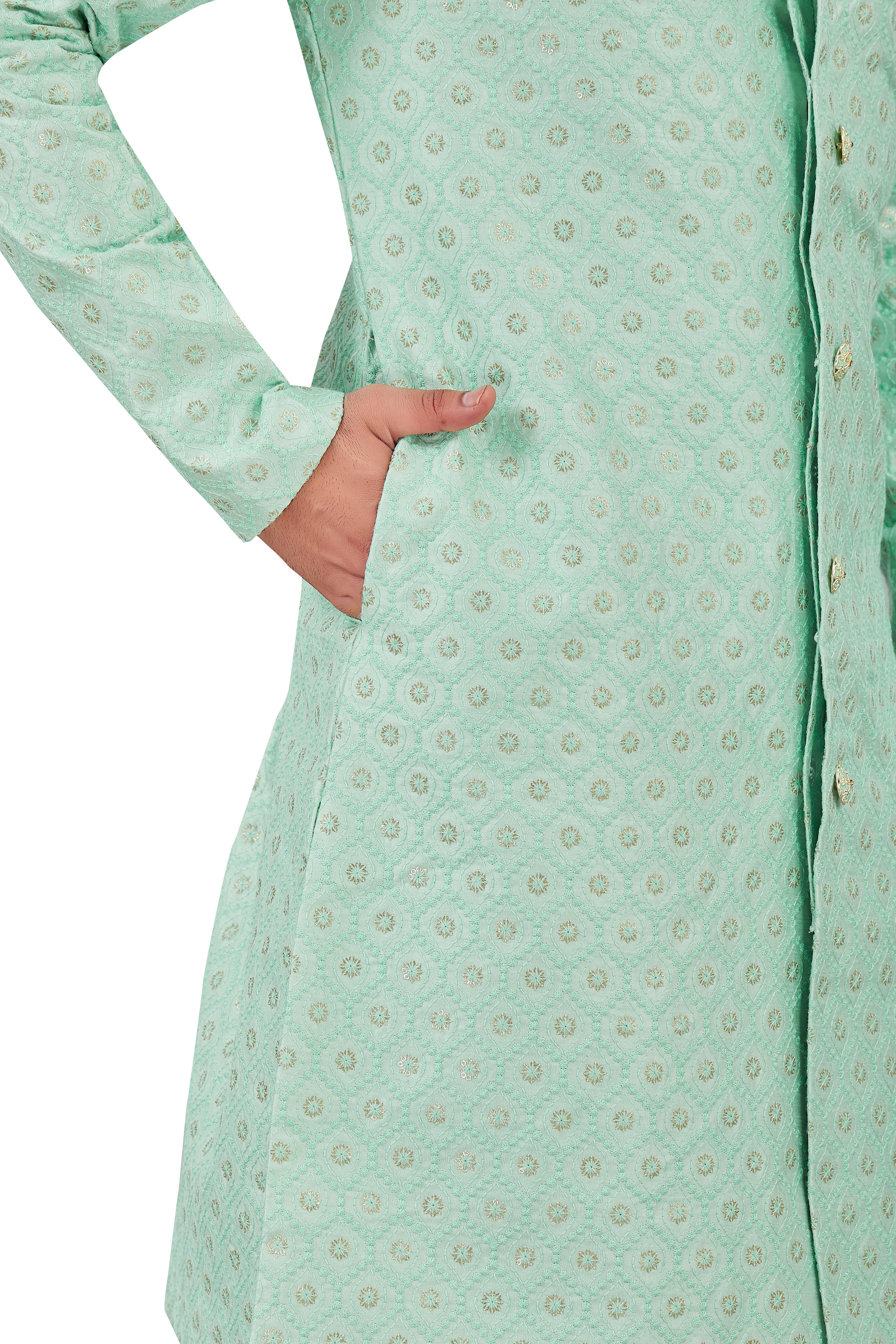 Mens Silk Kurta Set - Roop Darshan