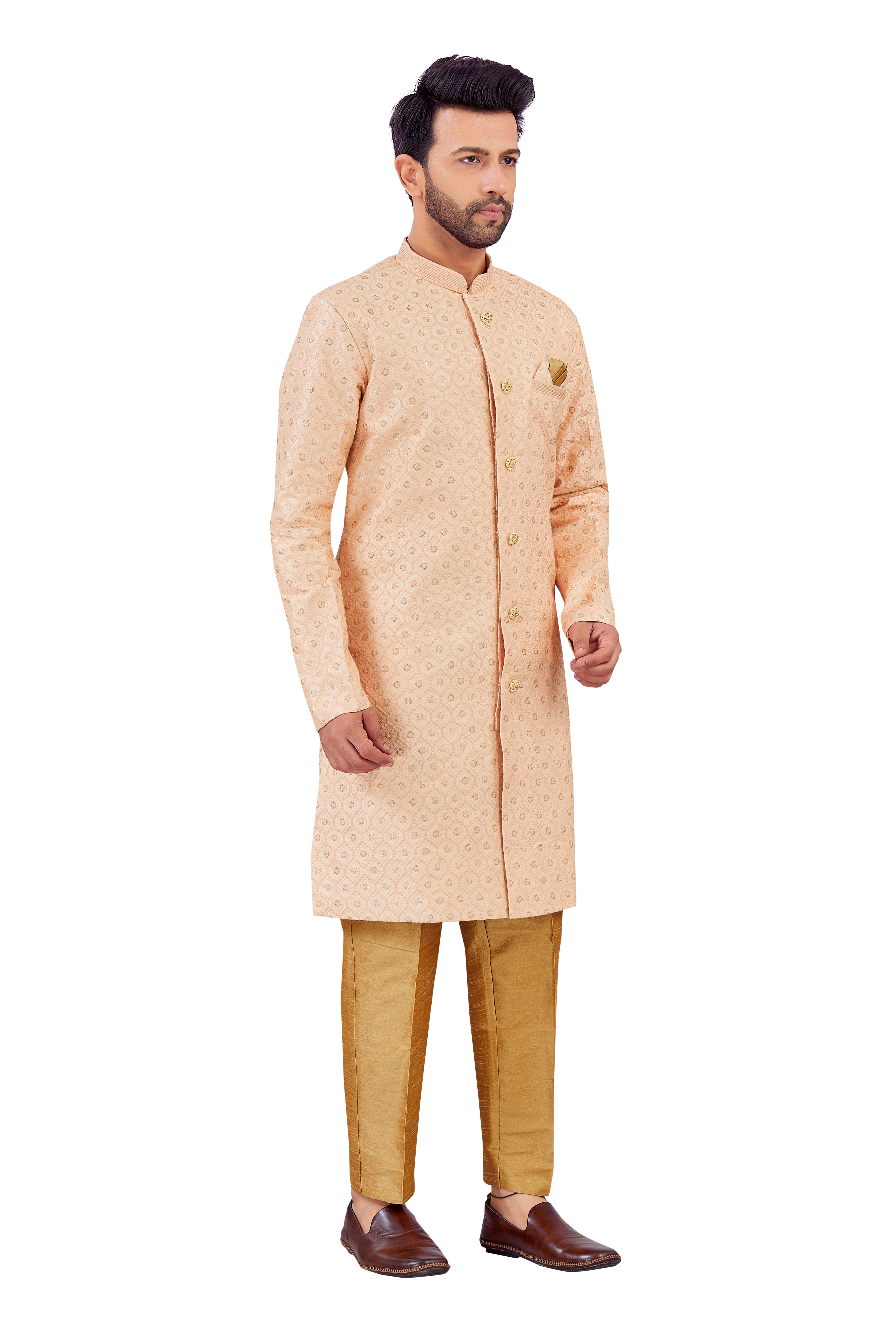 Mens Silk Kurta Set - Roop Darshan