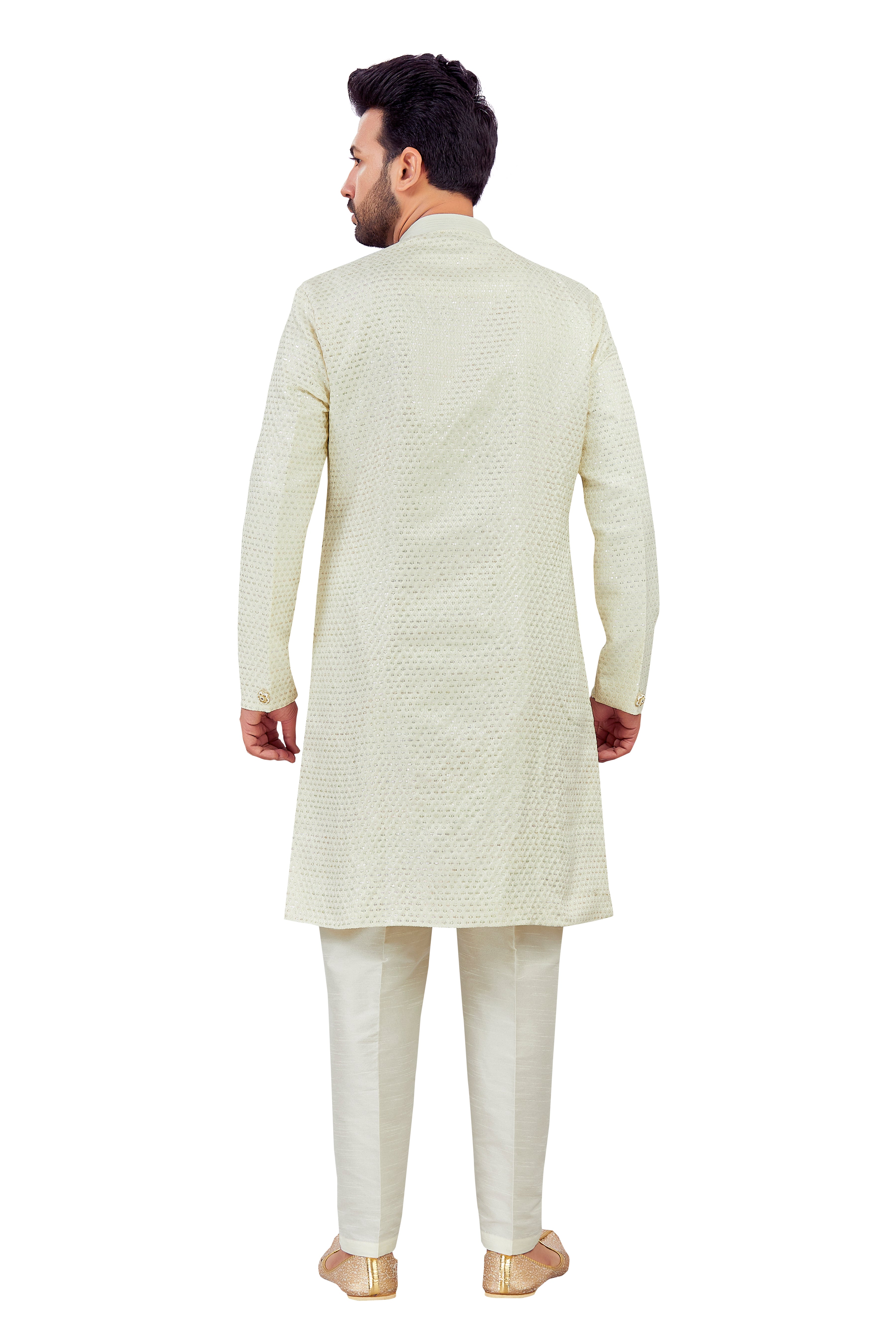 Mens Silk Kurta Set - Roop Darshan