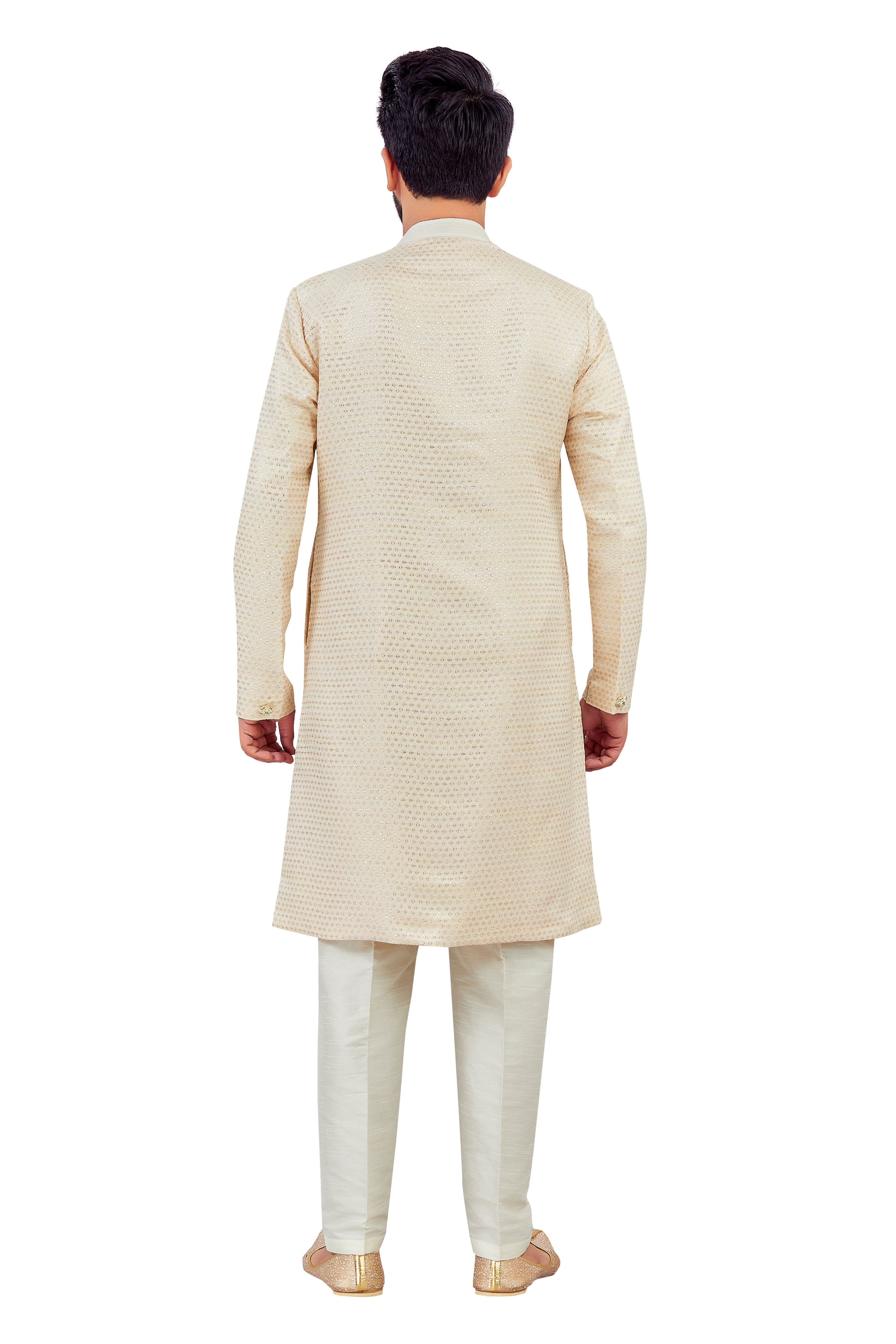 Mens Silk Kurta Set - Roop Darshan