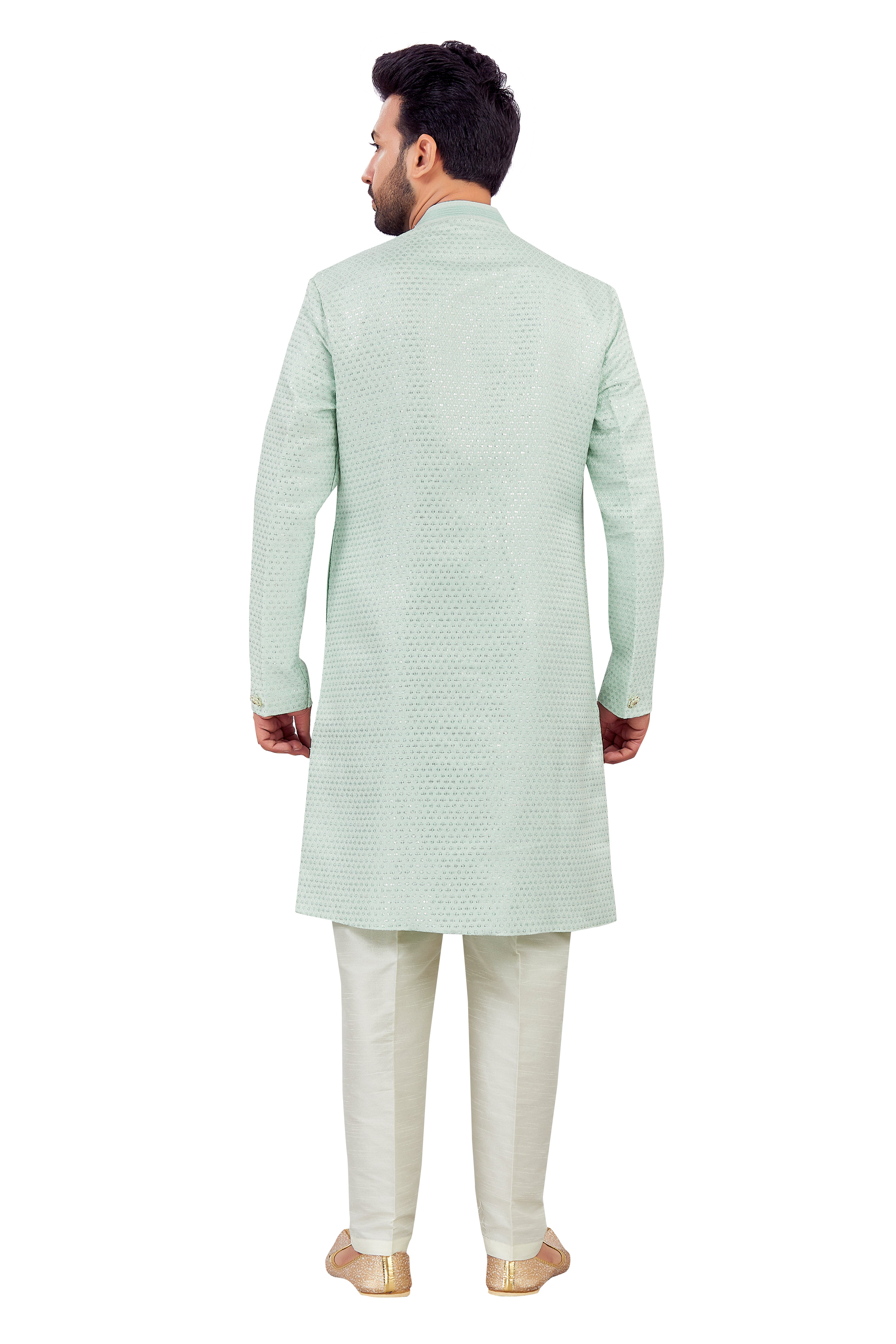 Mens Silk Kurta Set - Roop Darshan
