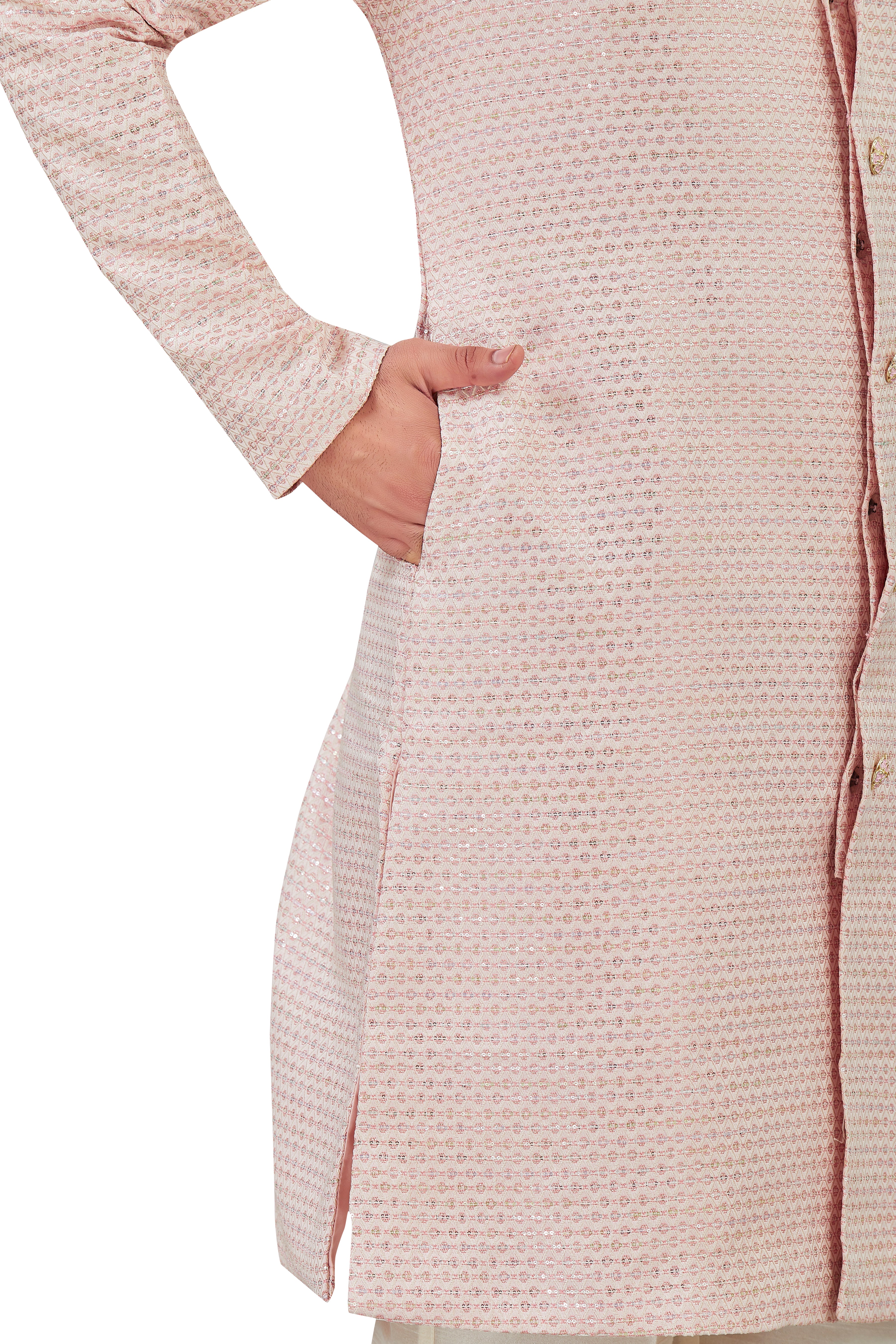 Mens Silk Kurta Set - Roop Darshan