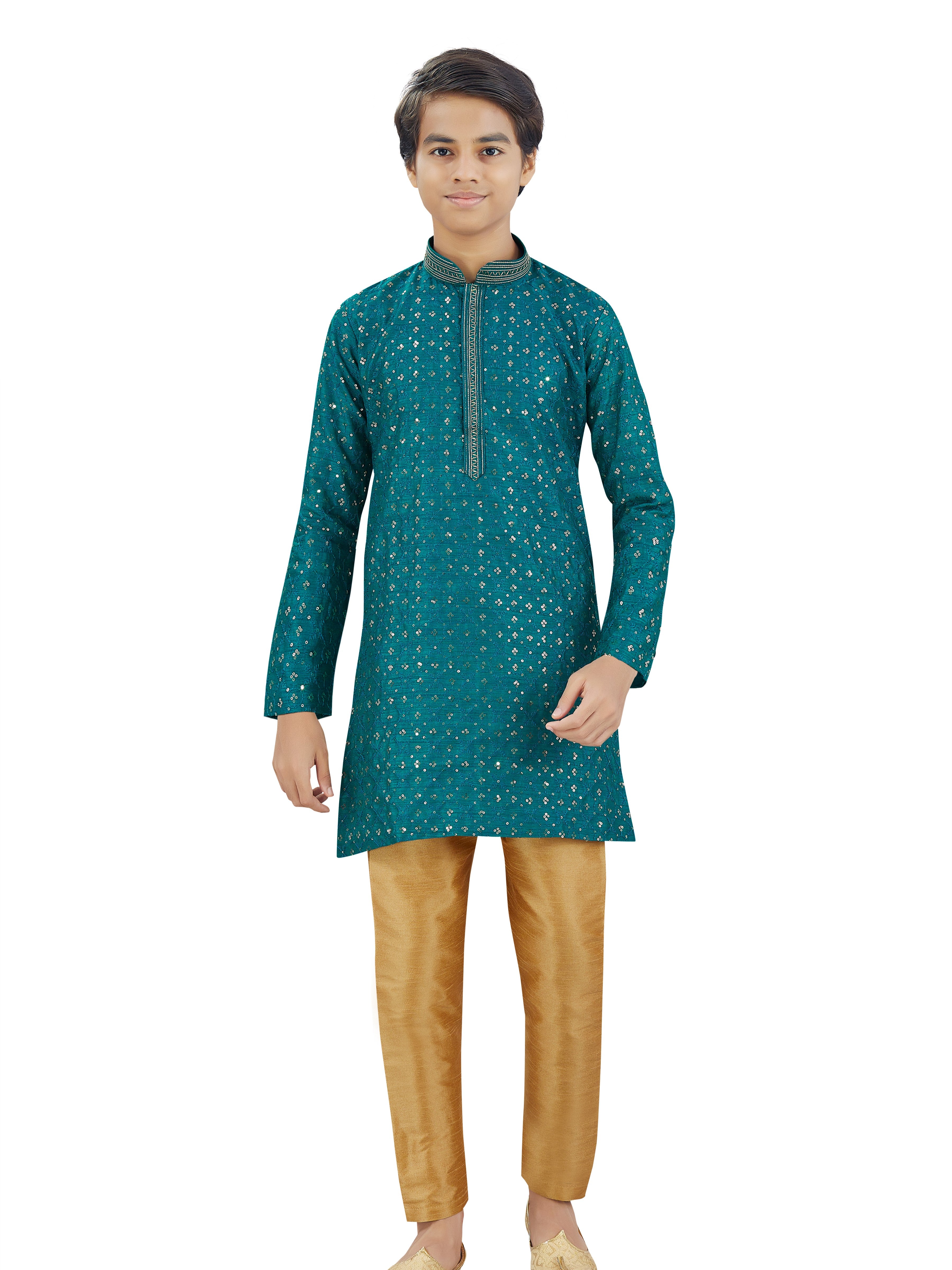 Boys Silk Kurta Set - Roop Darshan