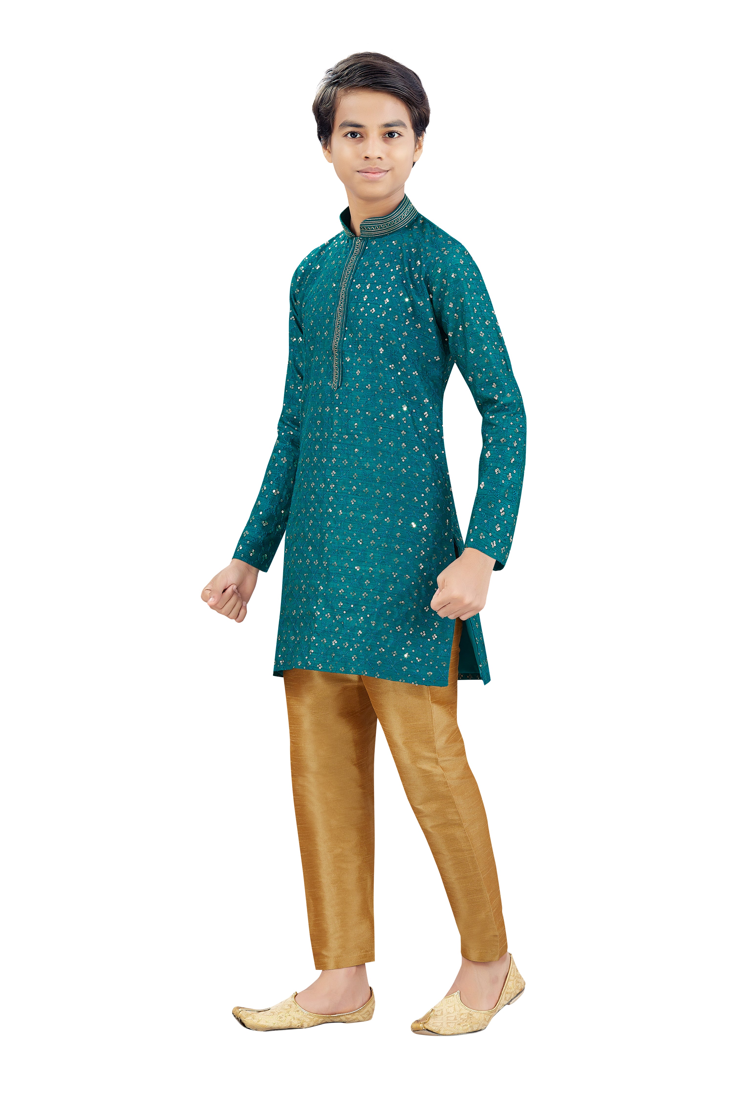 Boys Silk Kurta Set - Roop Darshan