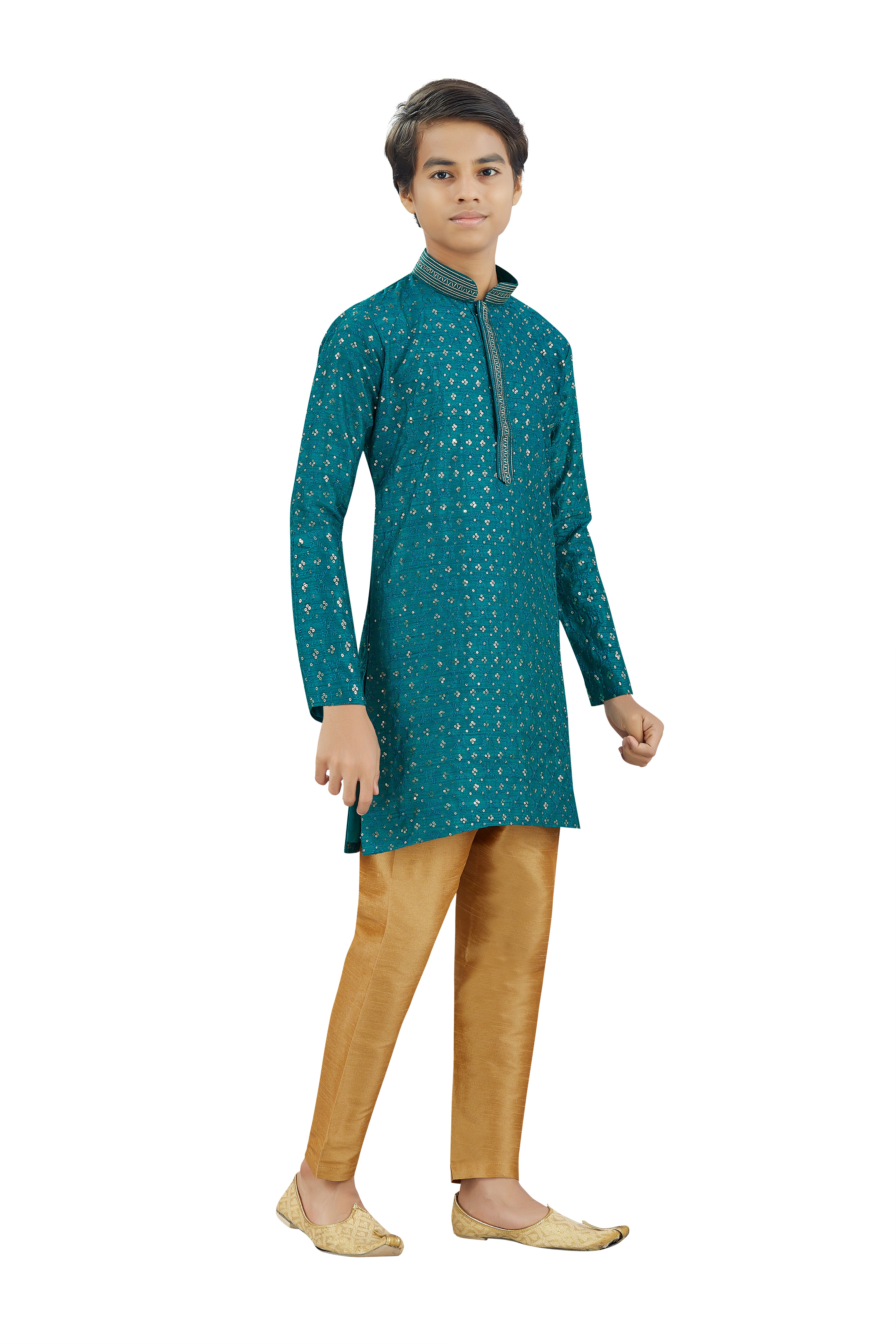 Boys Silk Kurta Set - Roop Darshan