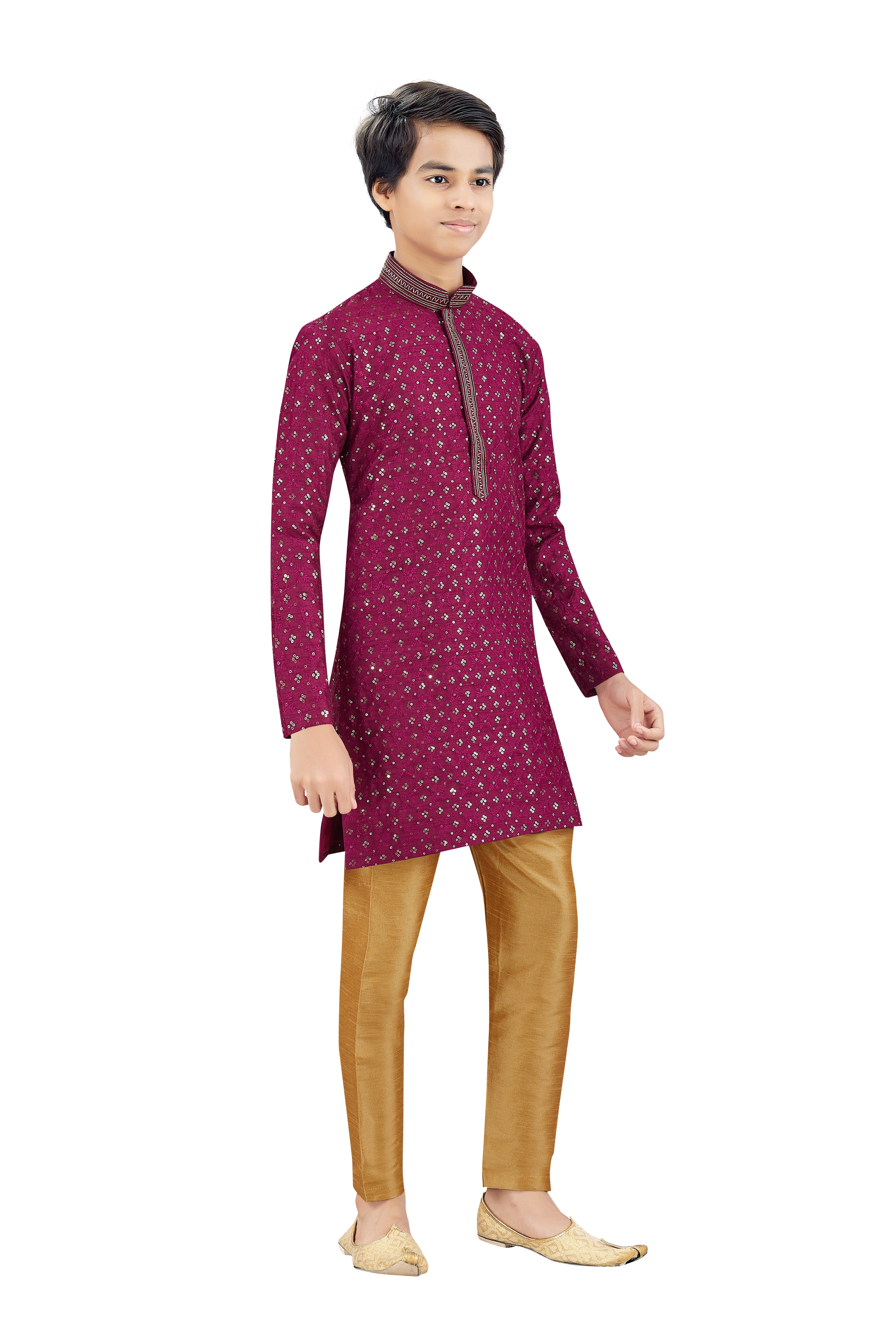 Boys Silk Kurta Set - Roop Darshan