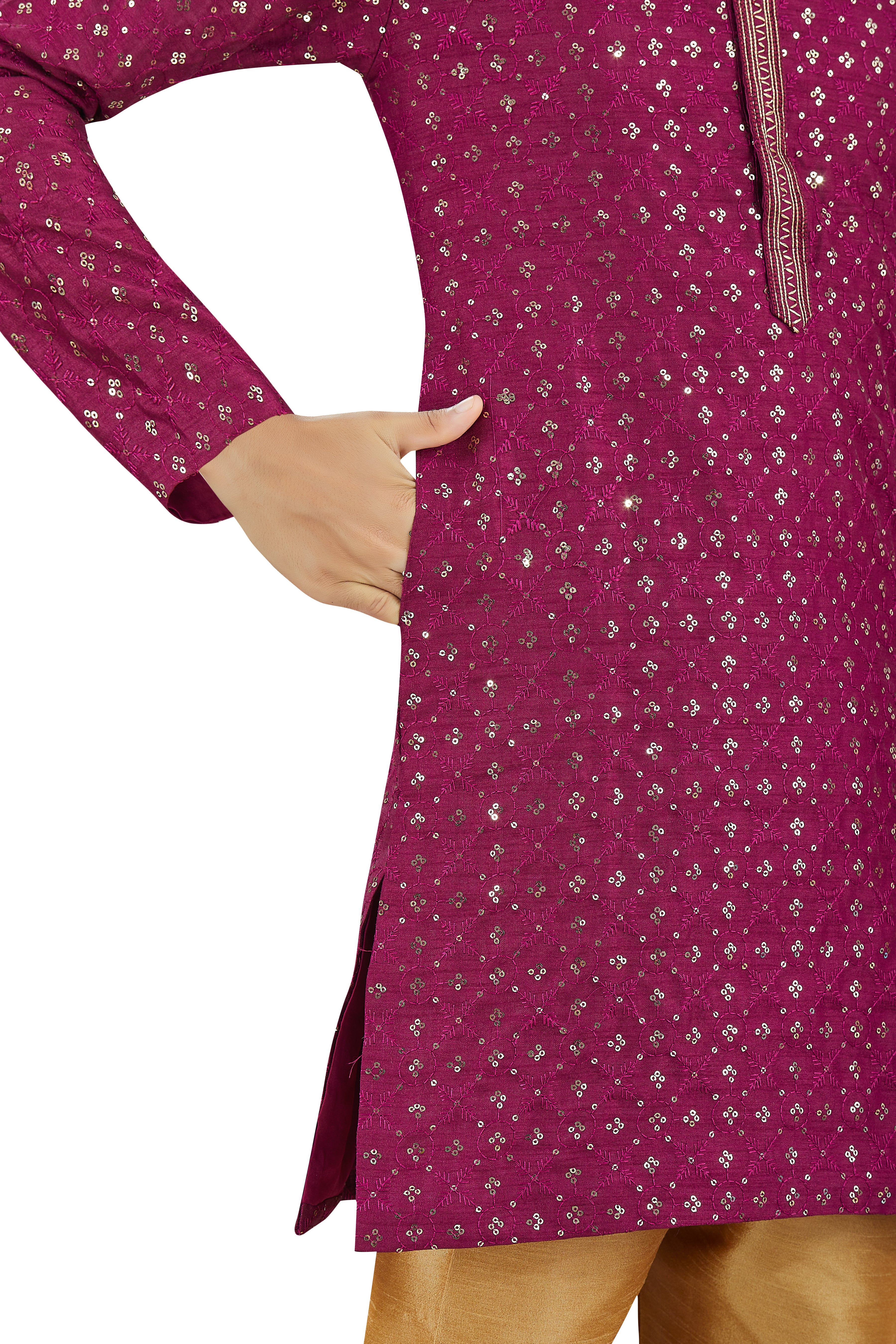 Boys Silk Kurta Set - Roop Darshan