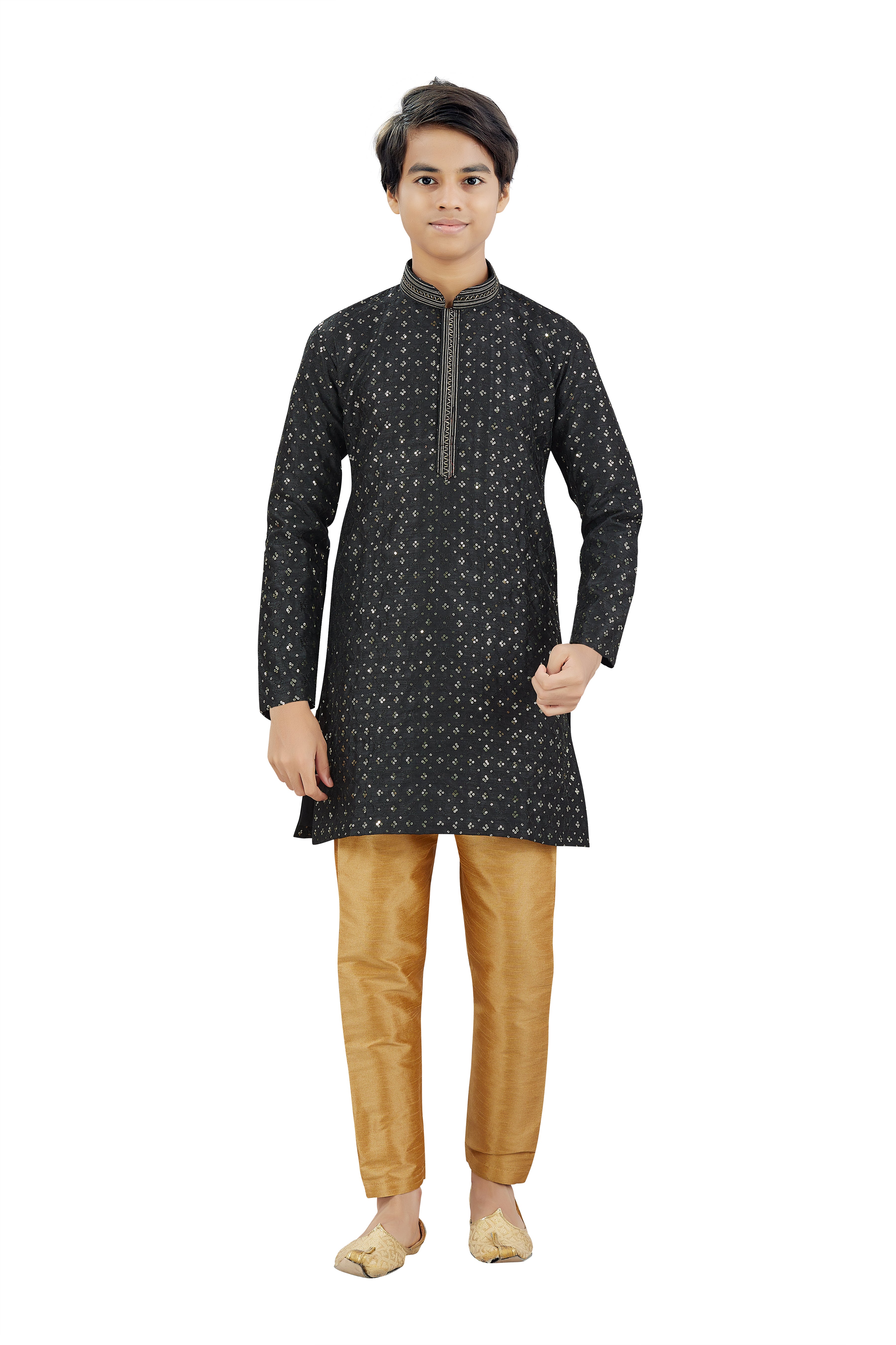 Boys Silk Kurta Set - Roop Darshan
