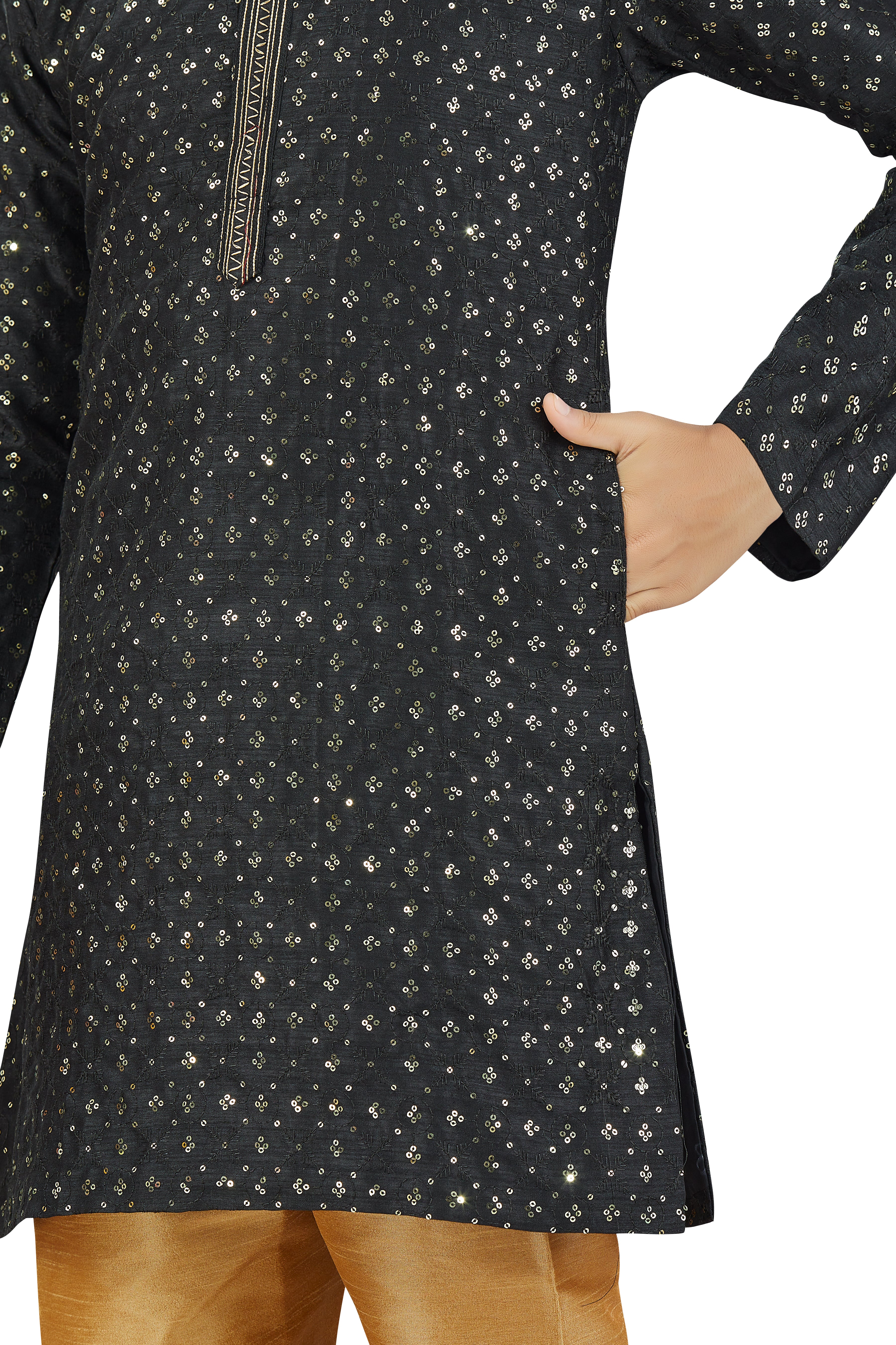 Boys Silk Kurta Set - Roop Darshan