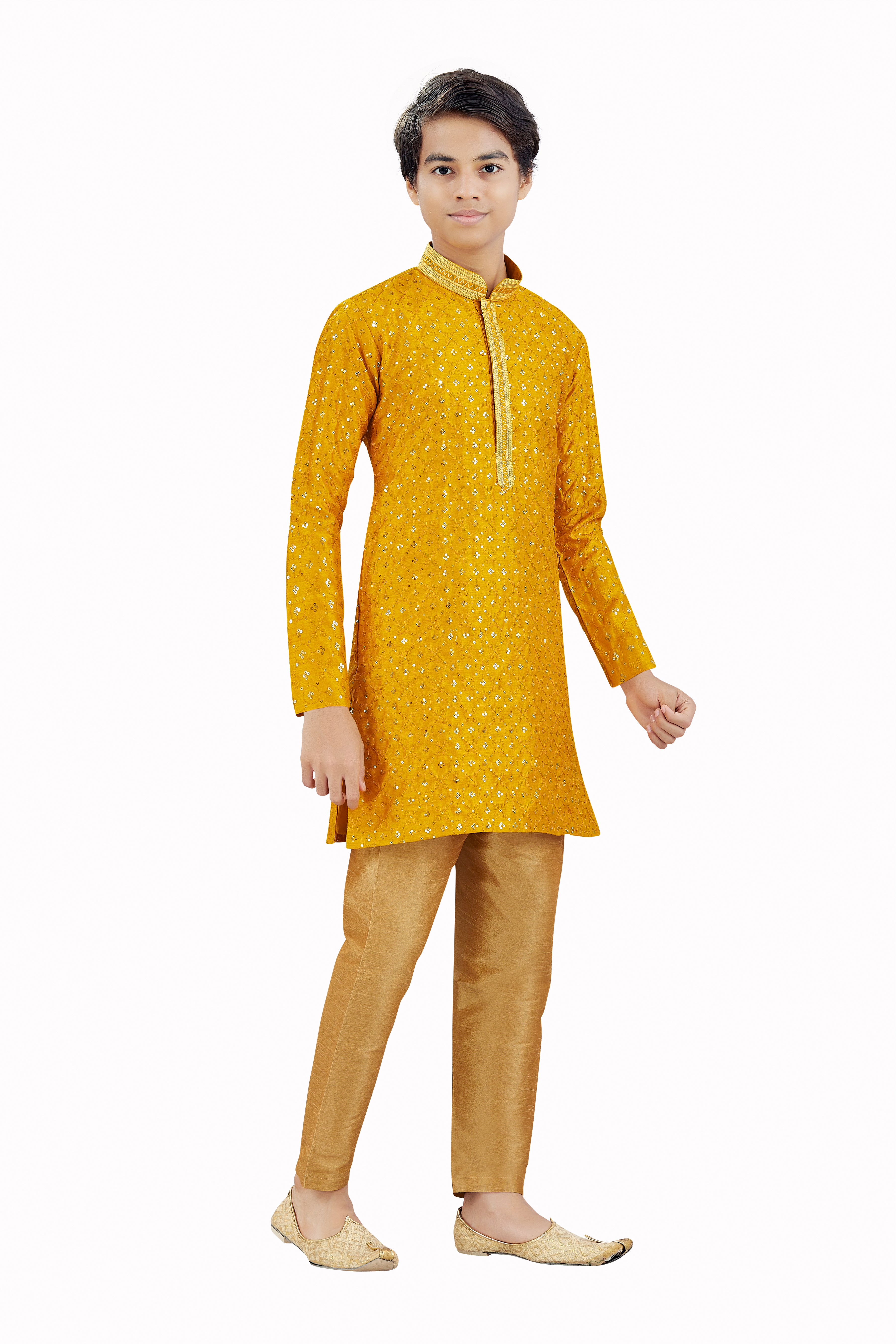 Boys Silk Kurta Set - Roop Darshan