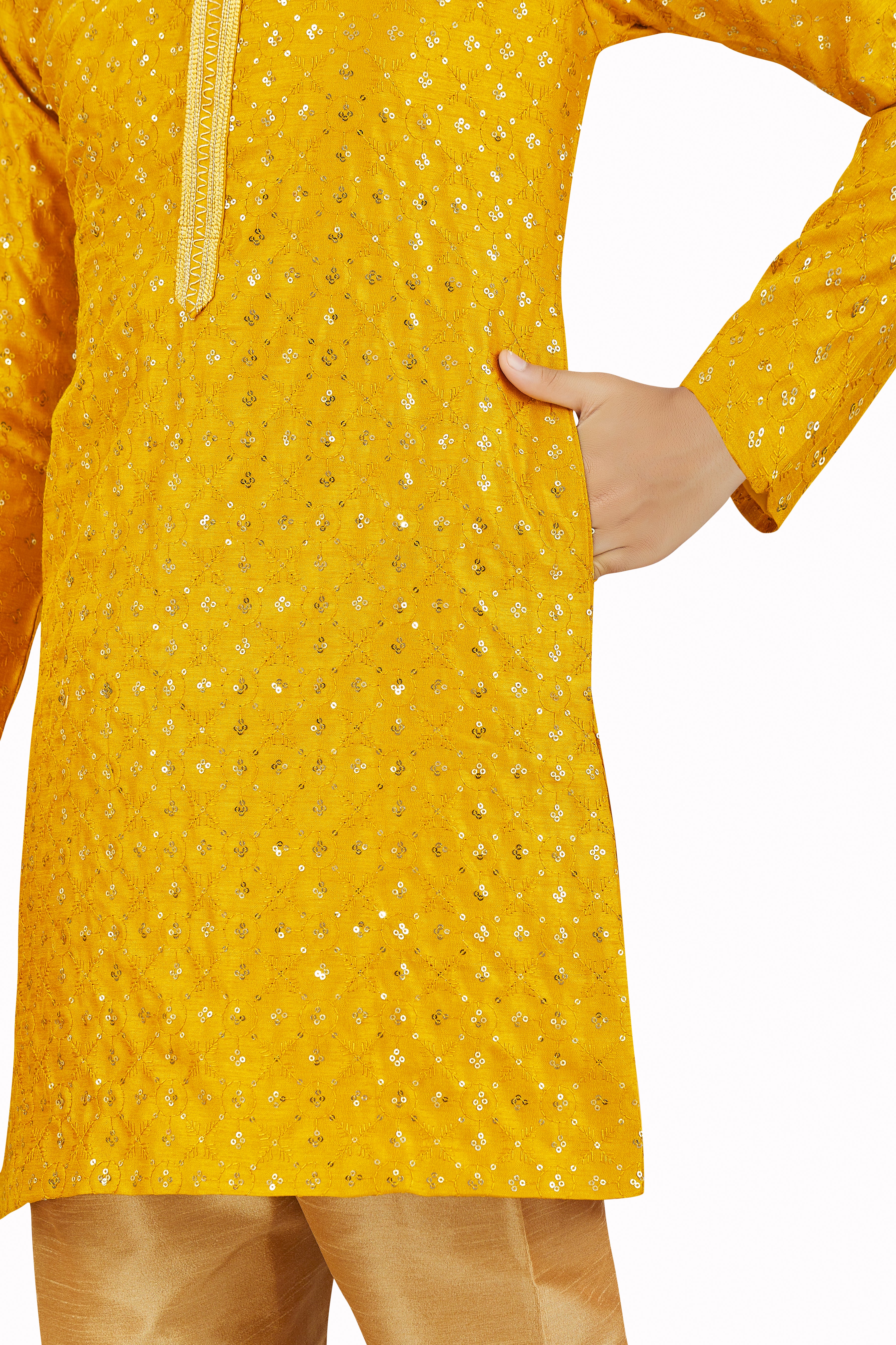 Boys Silk Kurta Set - Roop Darshan