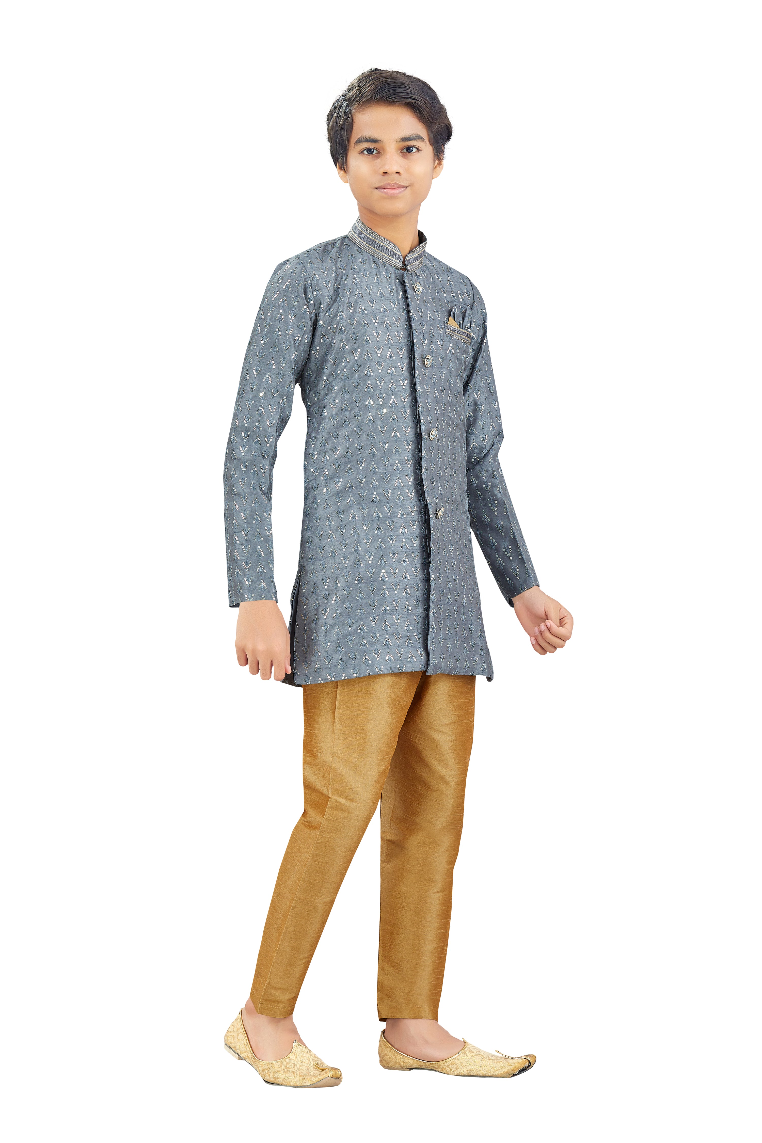 Boys Silk Kurta Set - Roop Darshan