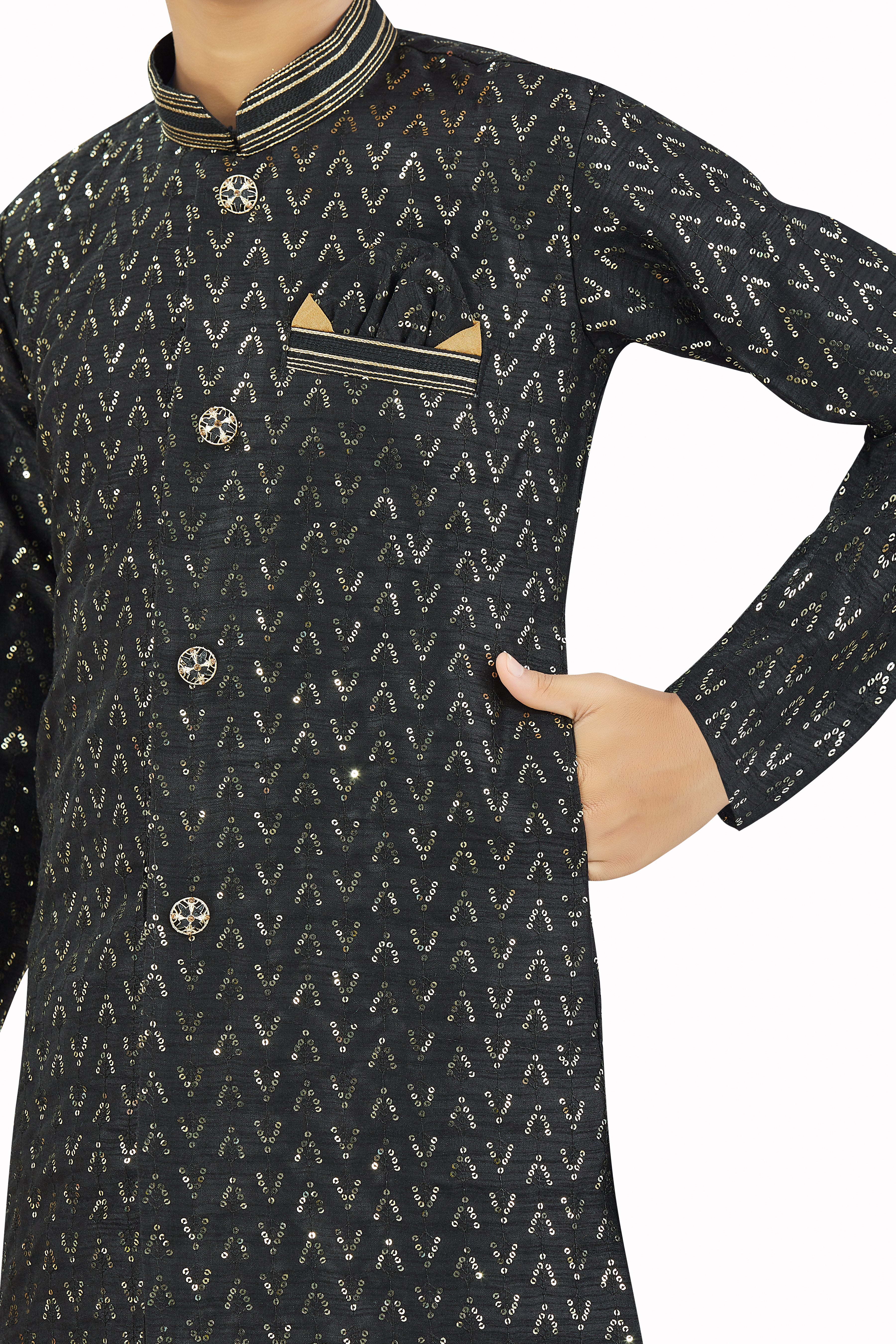 Boys Silk Kurta Set - Roop Darshan