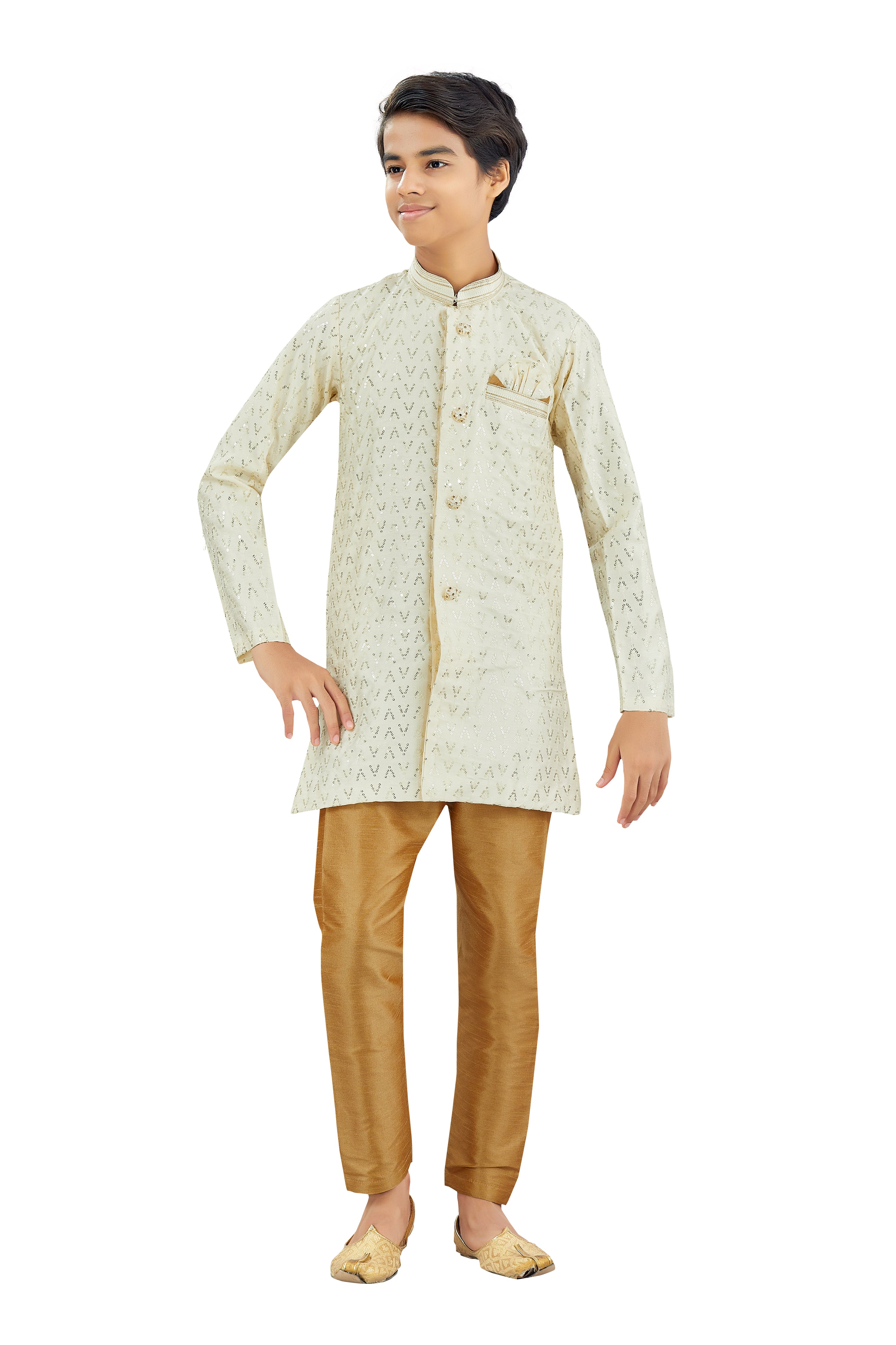 Boys Silk Kurta Set - Roop Darshan