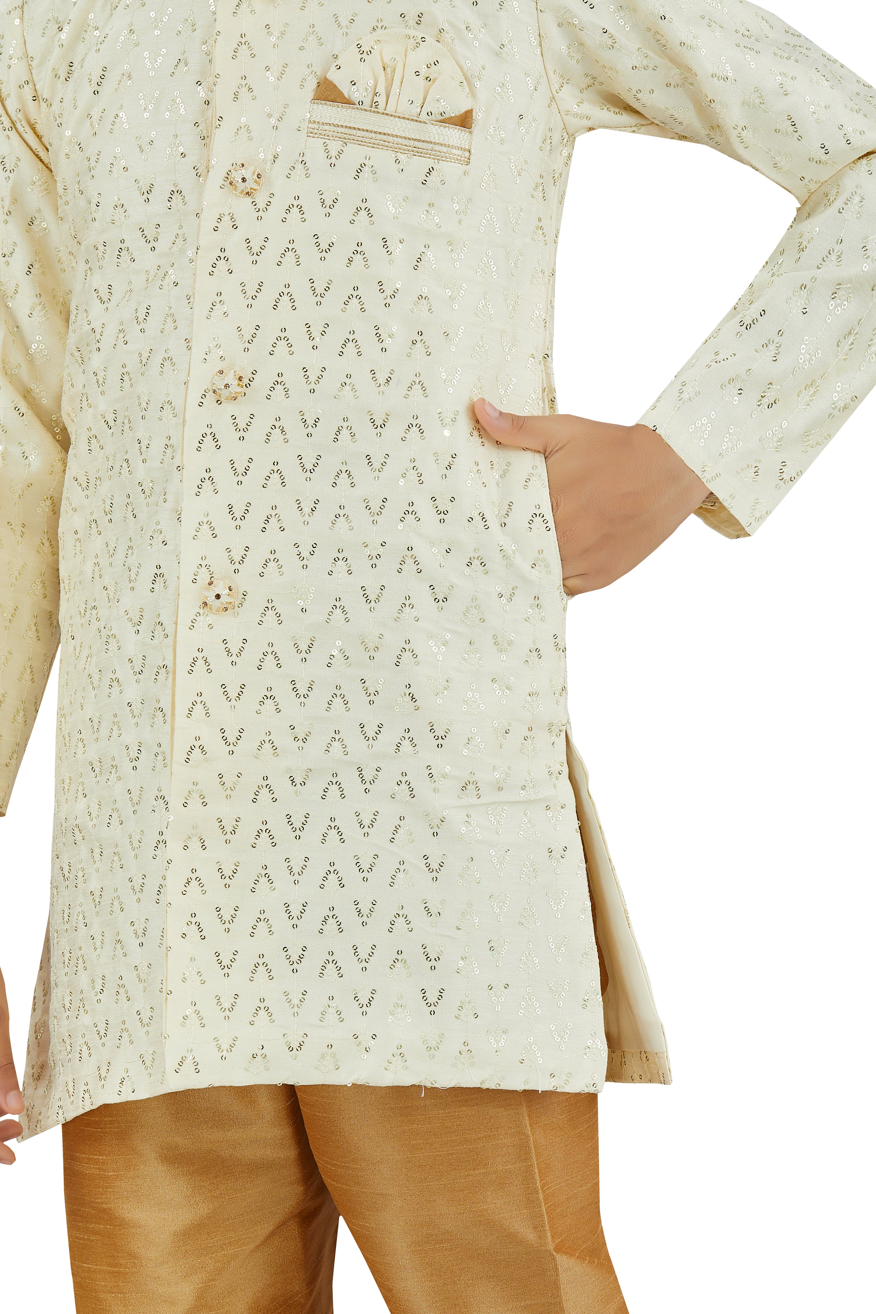 Boys Silk Kurta Set - Roop Darshan
