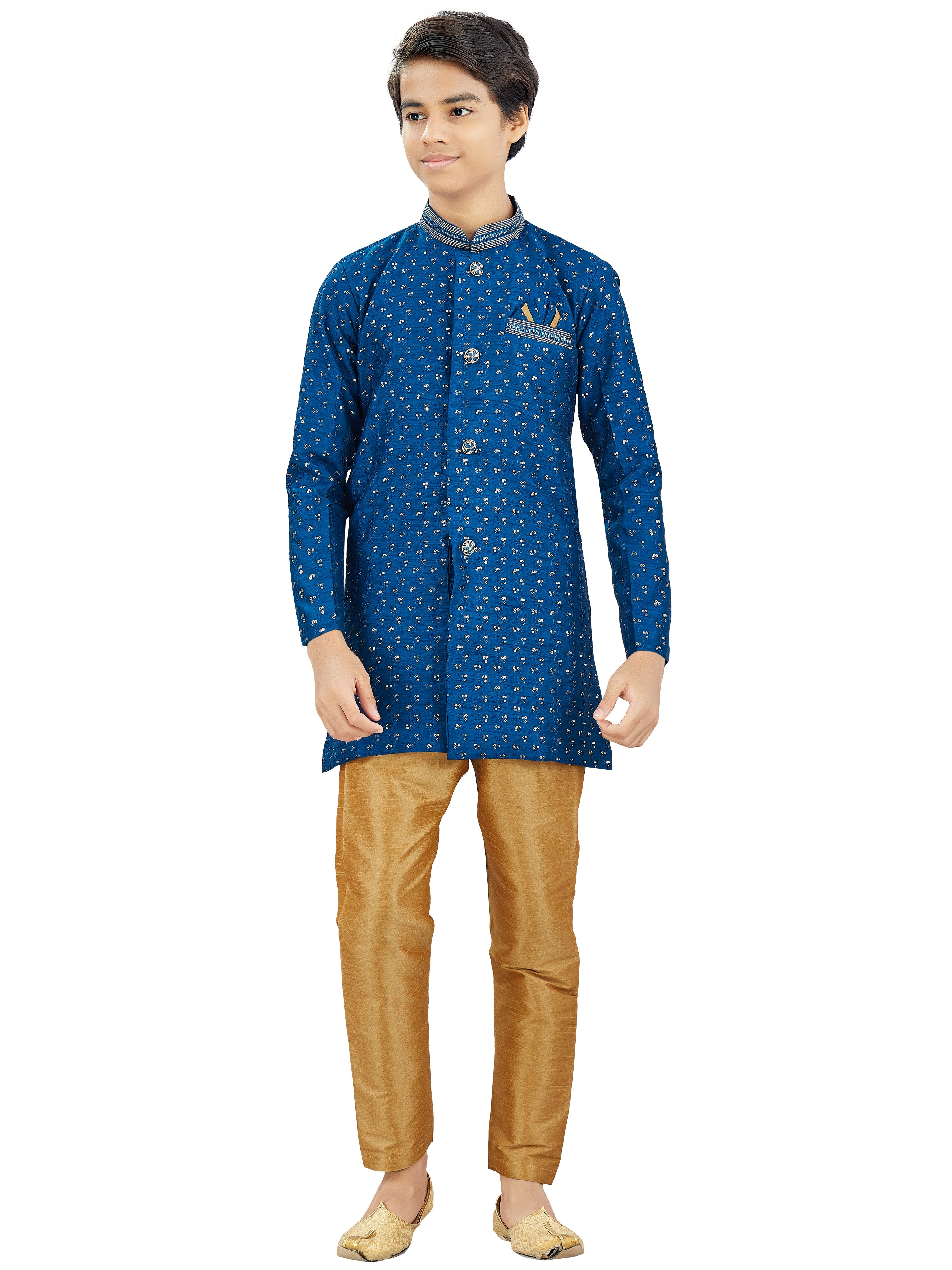 Boys Silk Kurta Set - Roop Darshan