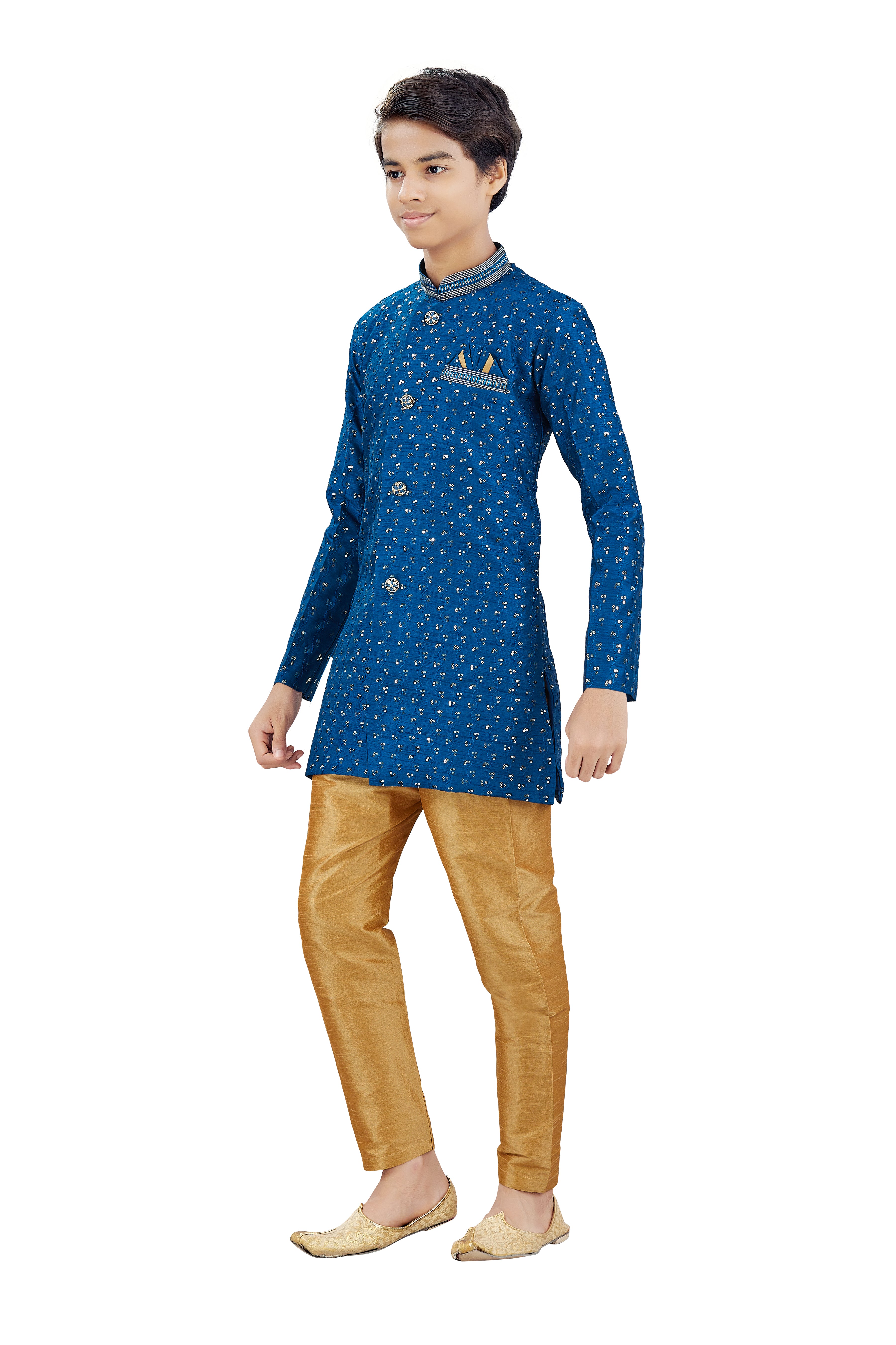 Boys Silk Kurta Set - Roop Darshan