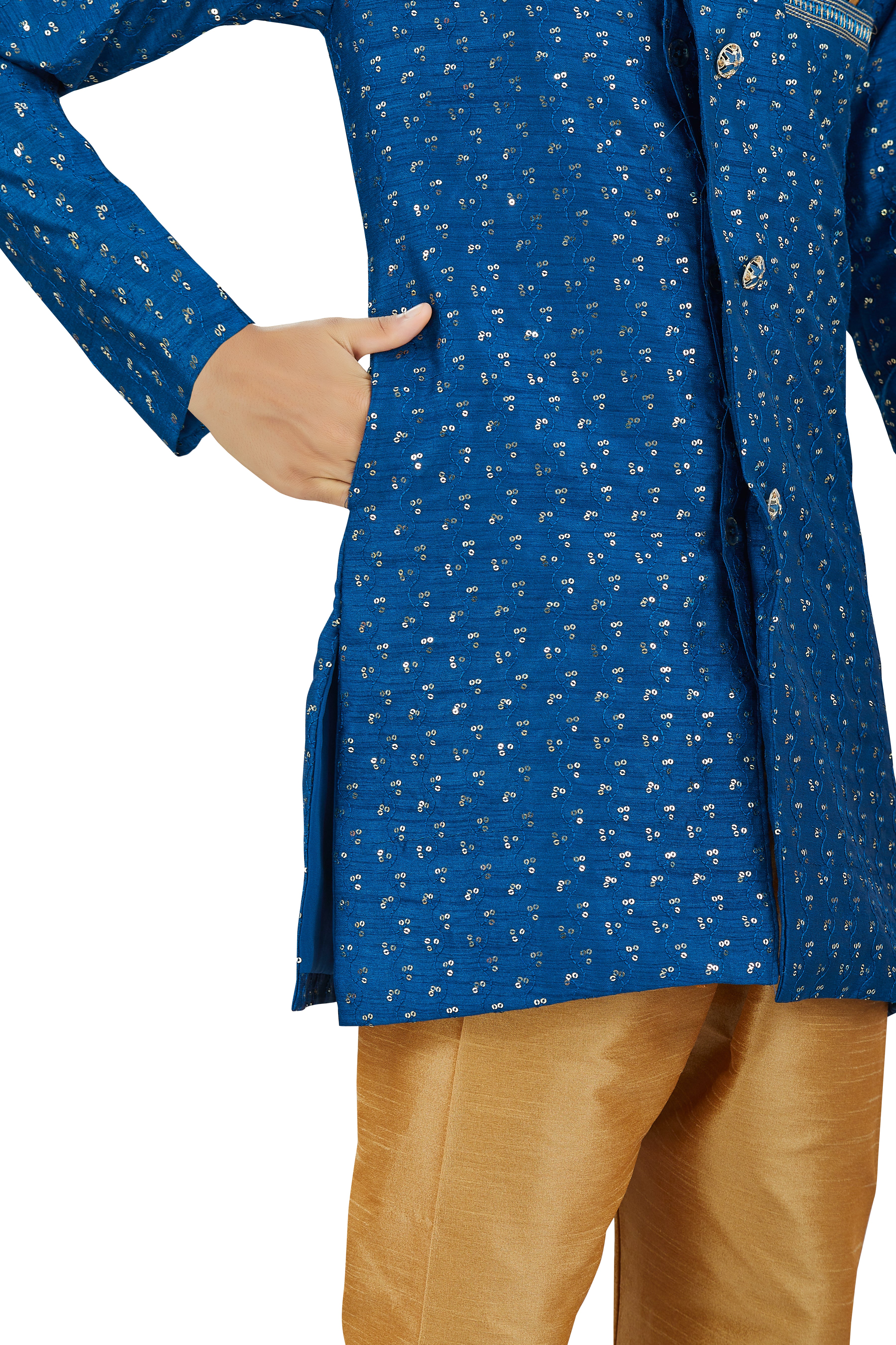 Boys Silk Kurta Set - Roop Darshan