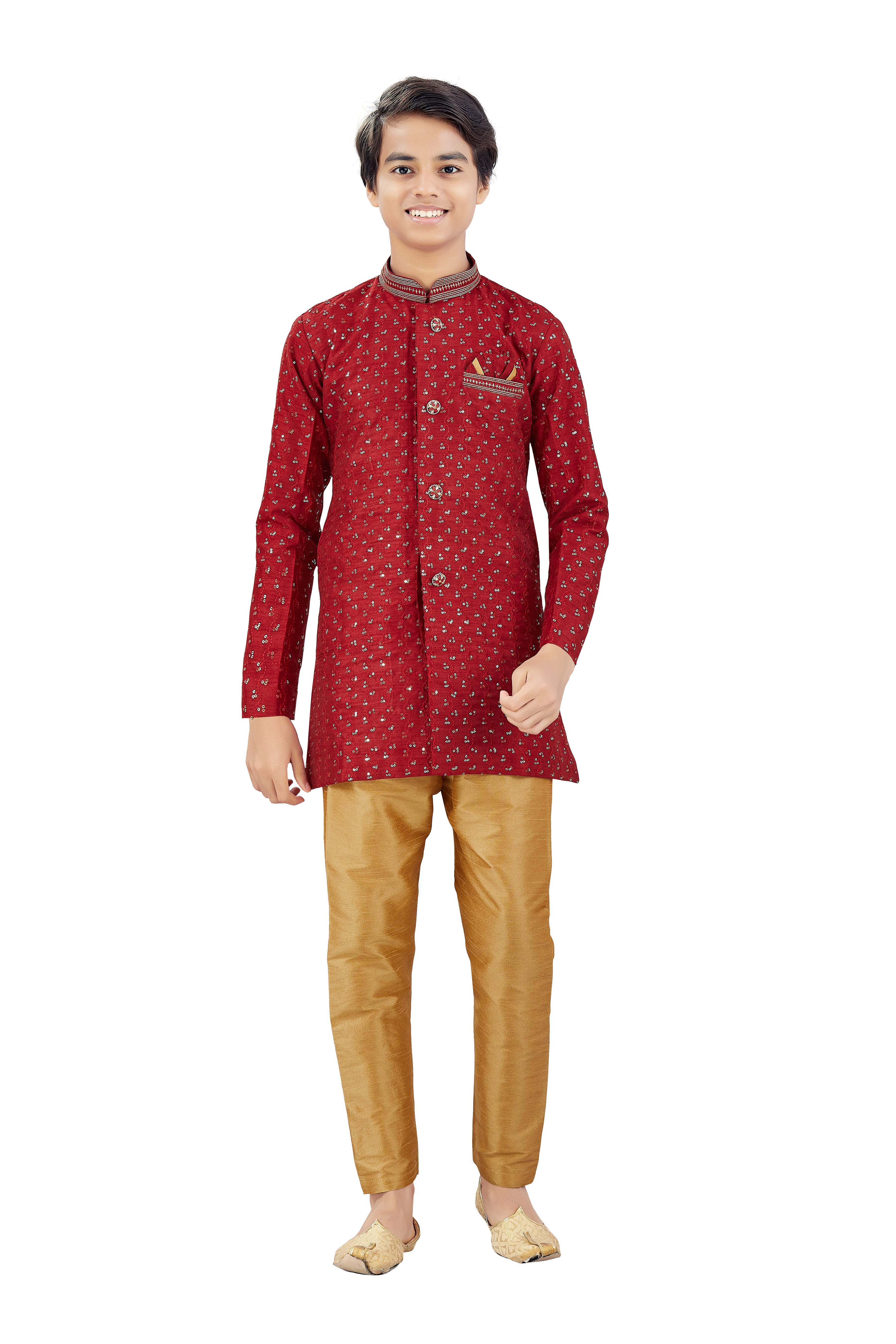 Boys Silk Kurta Set - Roop Darshan
