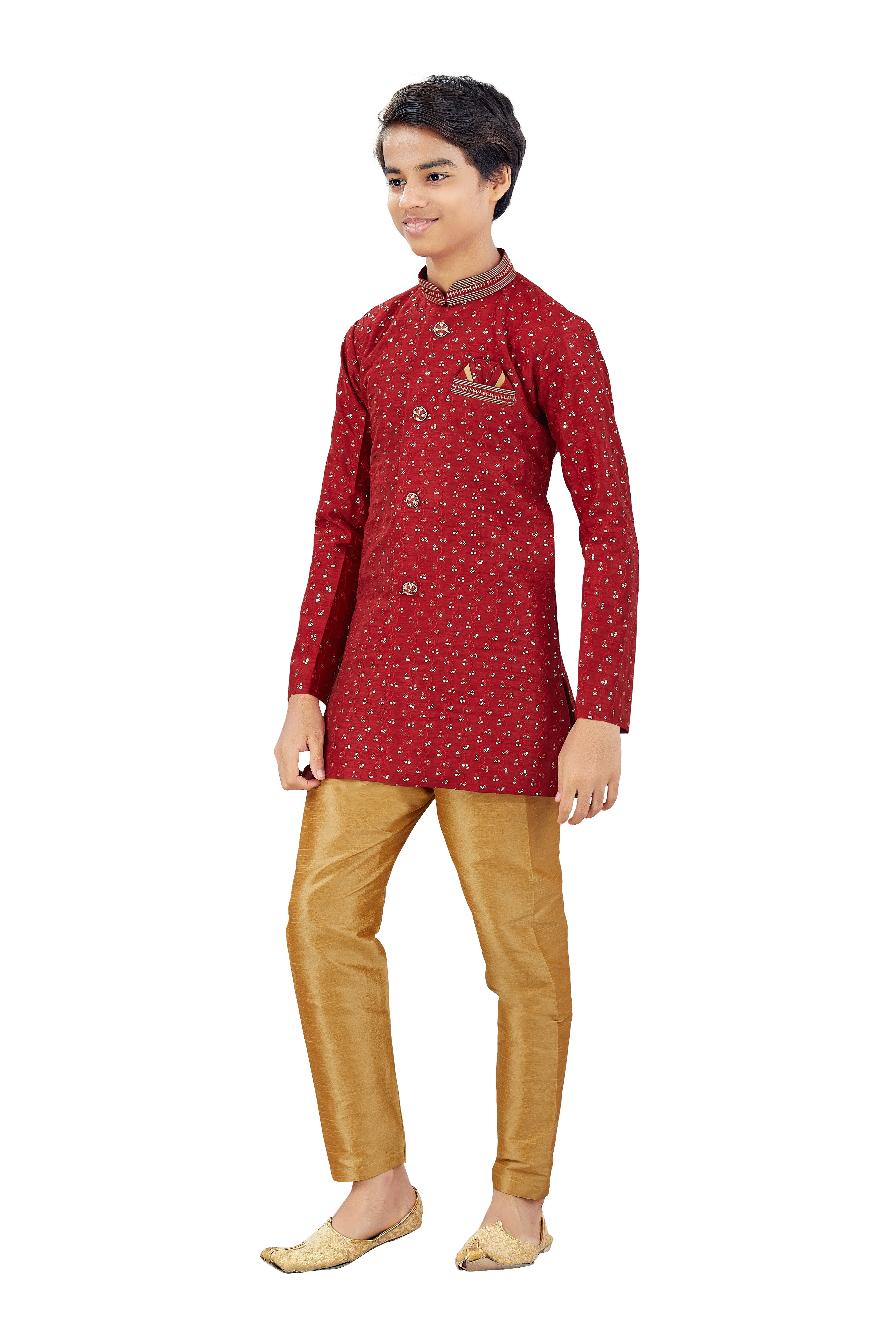 Boys Silk Kurta Set - Roop Darshan