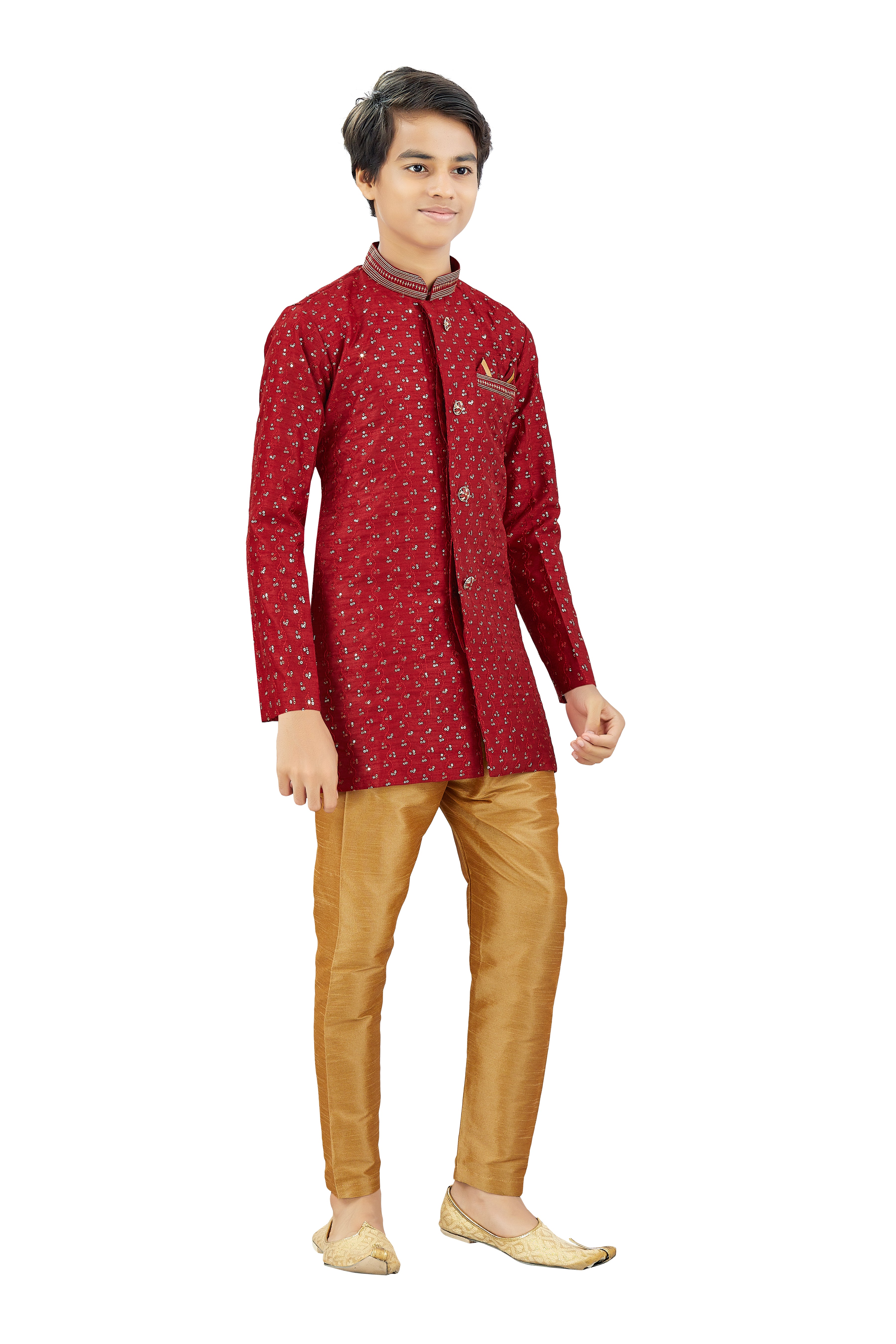 Boys Silk Kurta Set - Roop Darshan