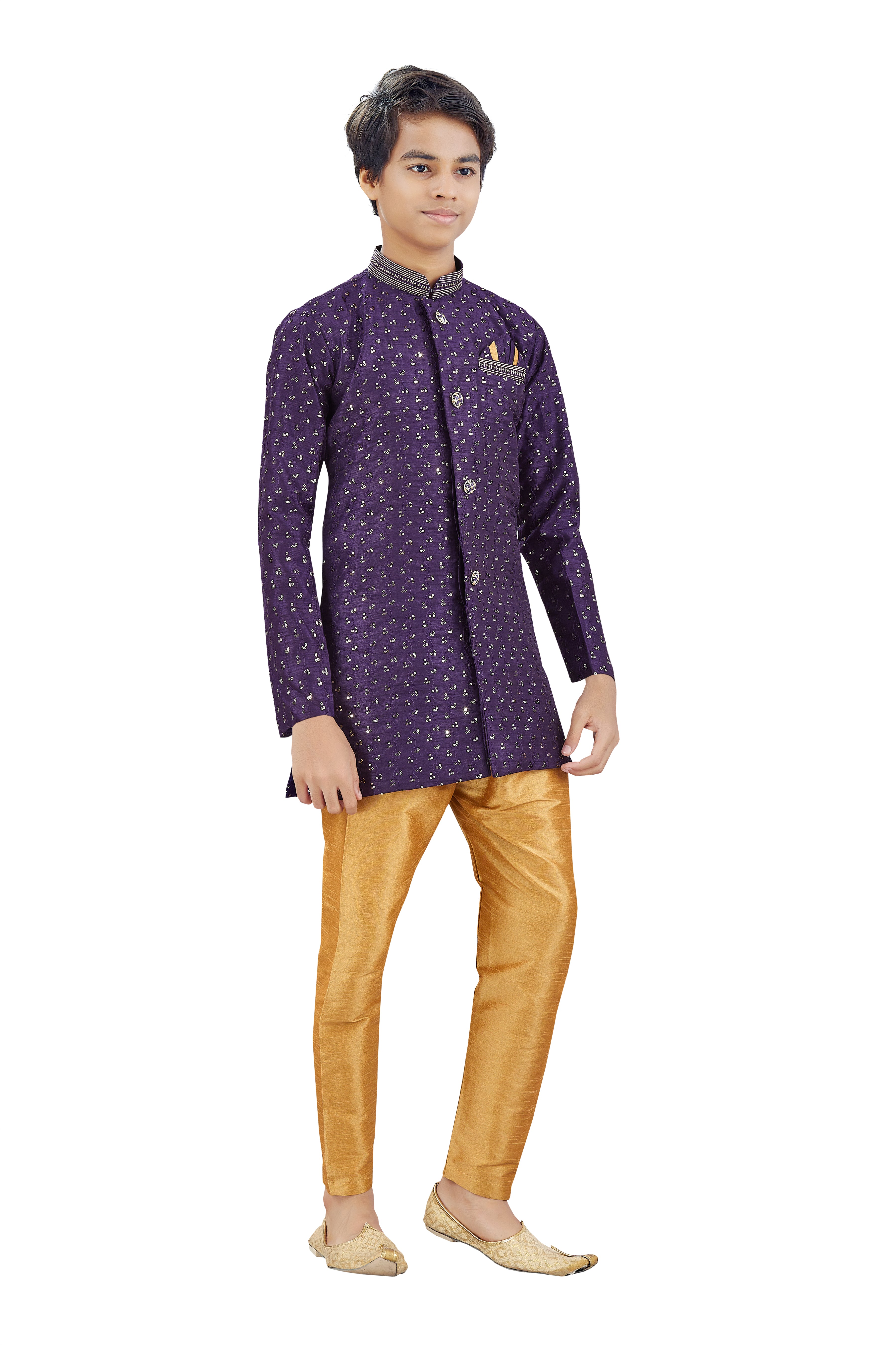 Boys Silk Kurta Set - Roop Darshan