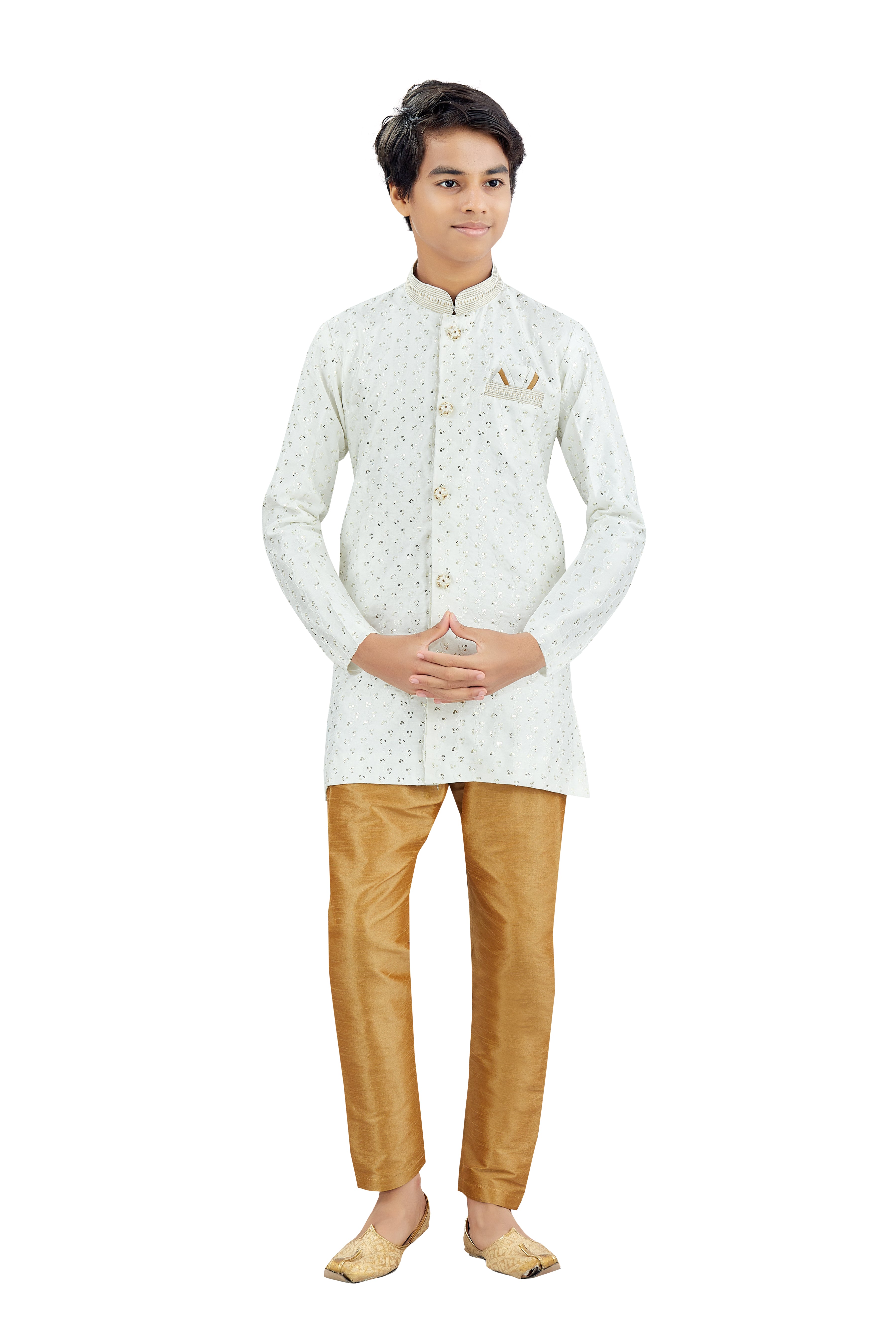 Boys Silk Kurta Set - Roop Darshan