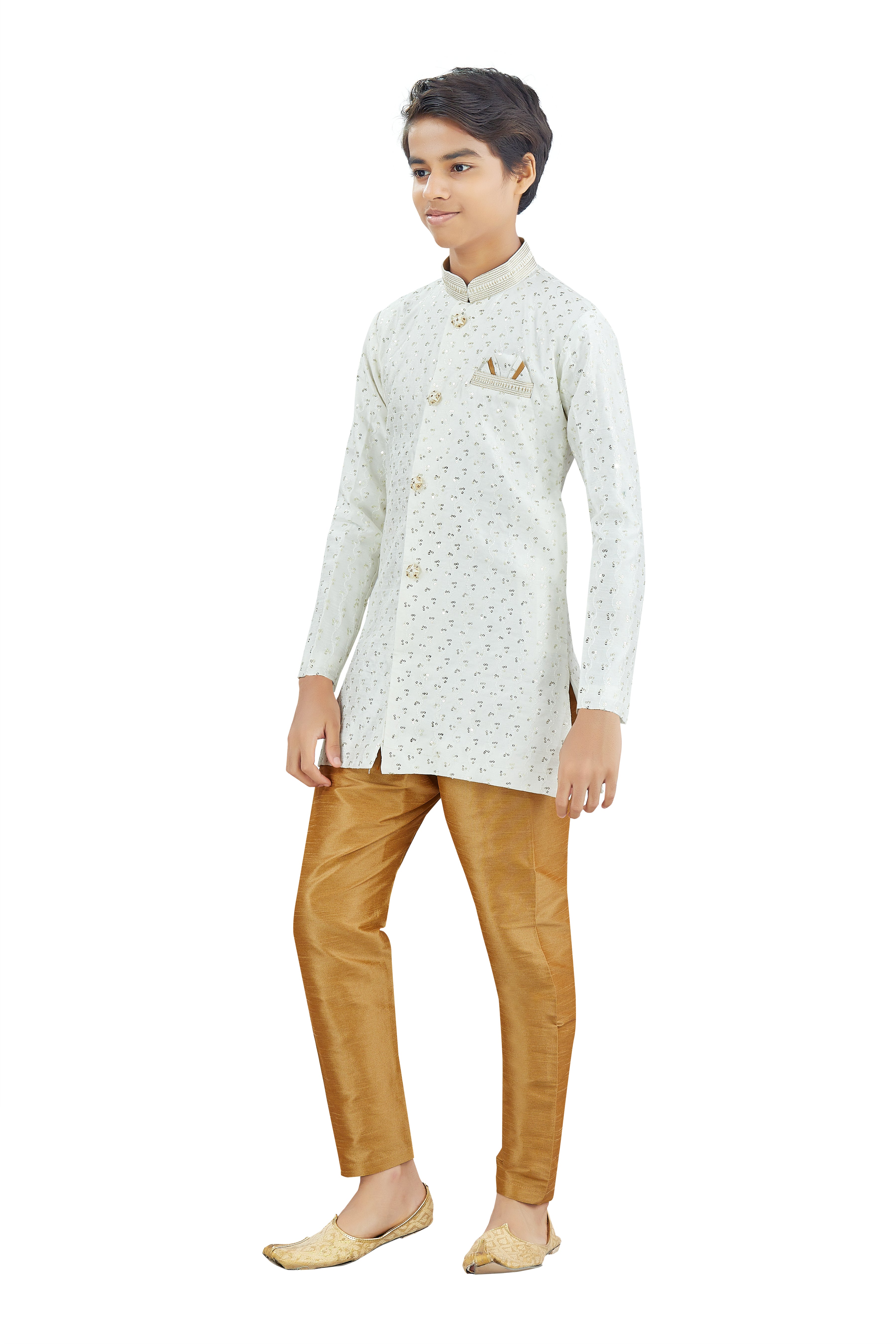 Boys Silk Kurta Set - Roop Darshan