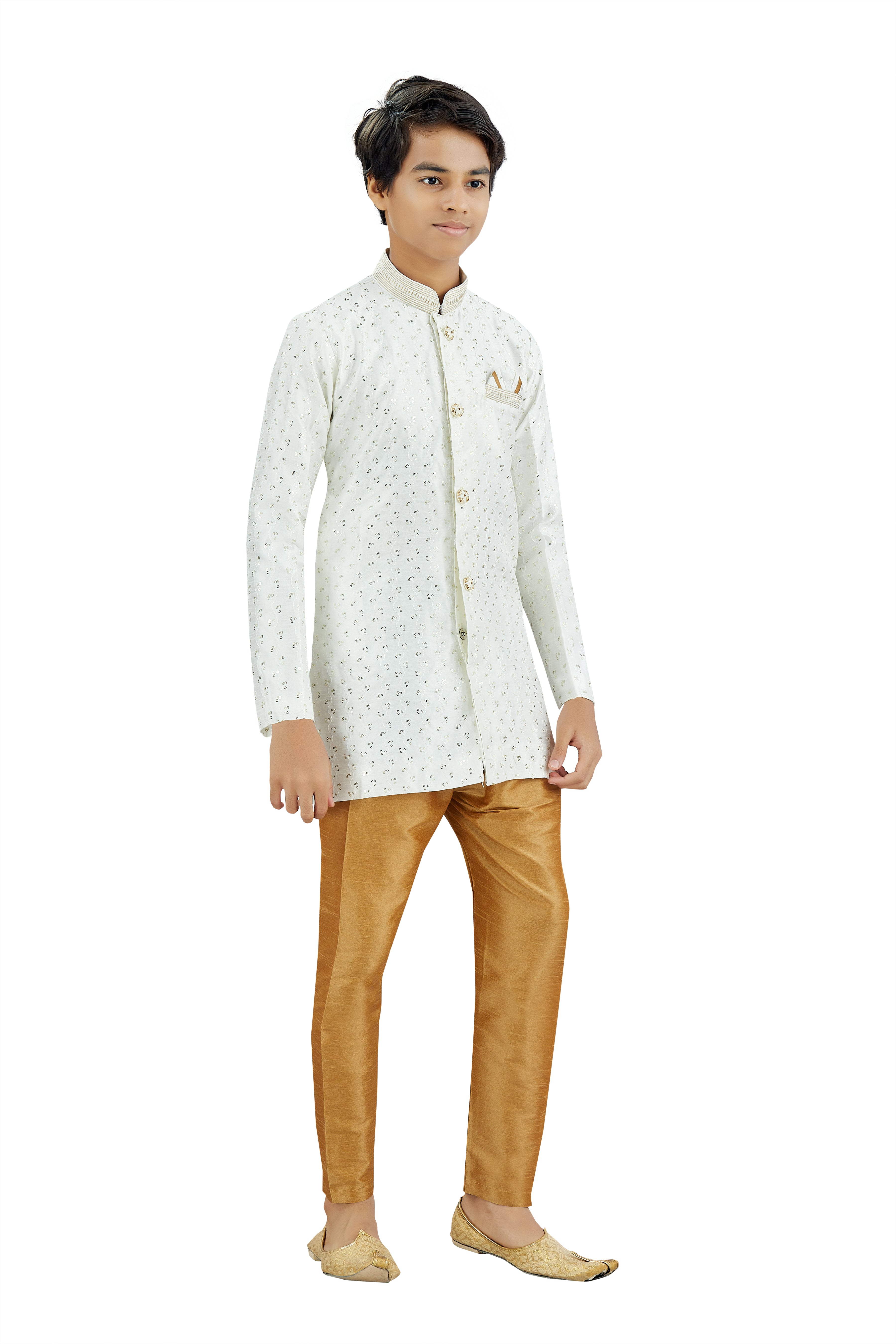 Boys Silk Kurta Set - Roop Darshan