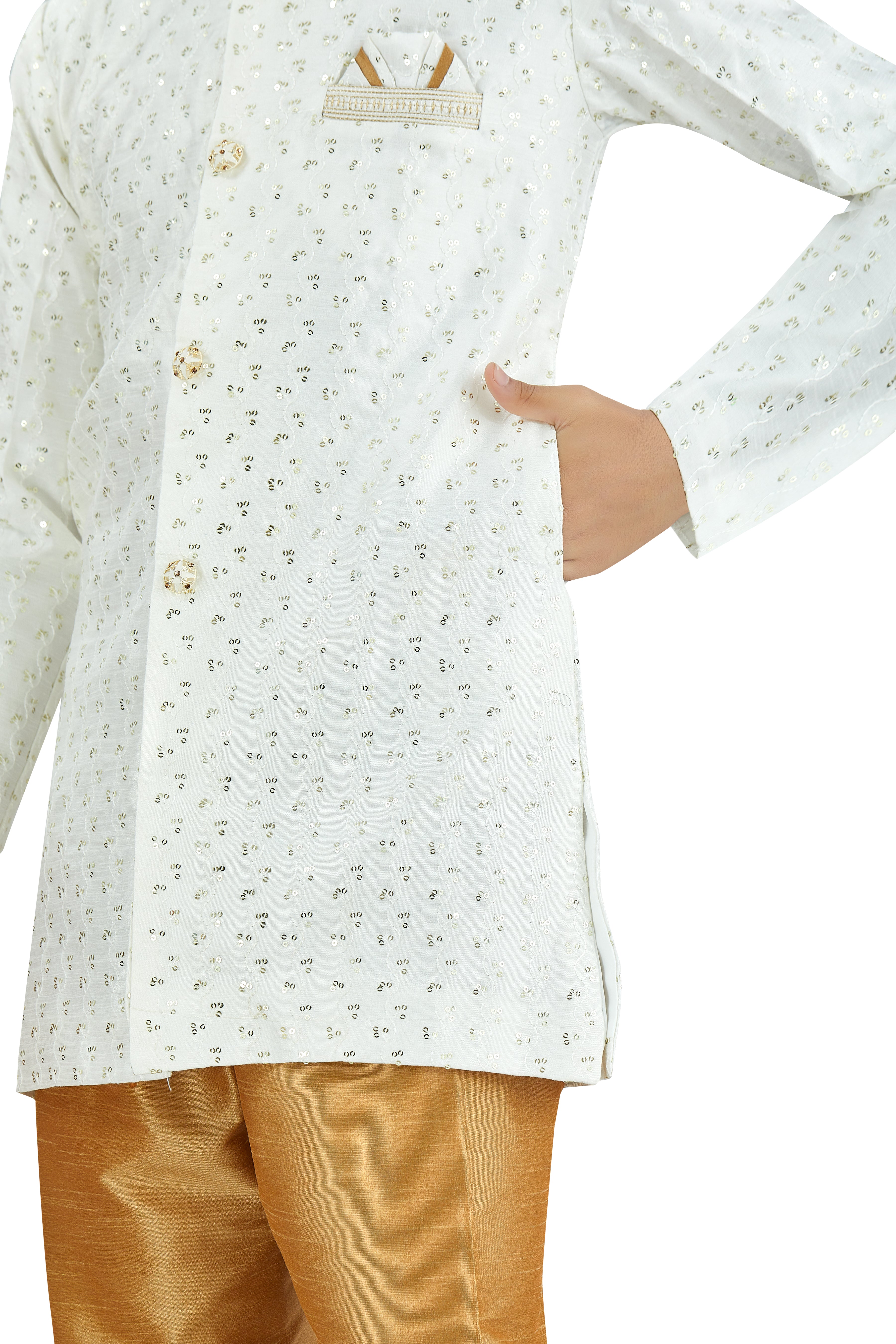 Boys Silk Kurta Set - Roop Darshan