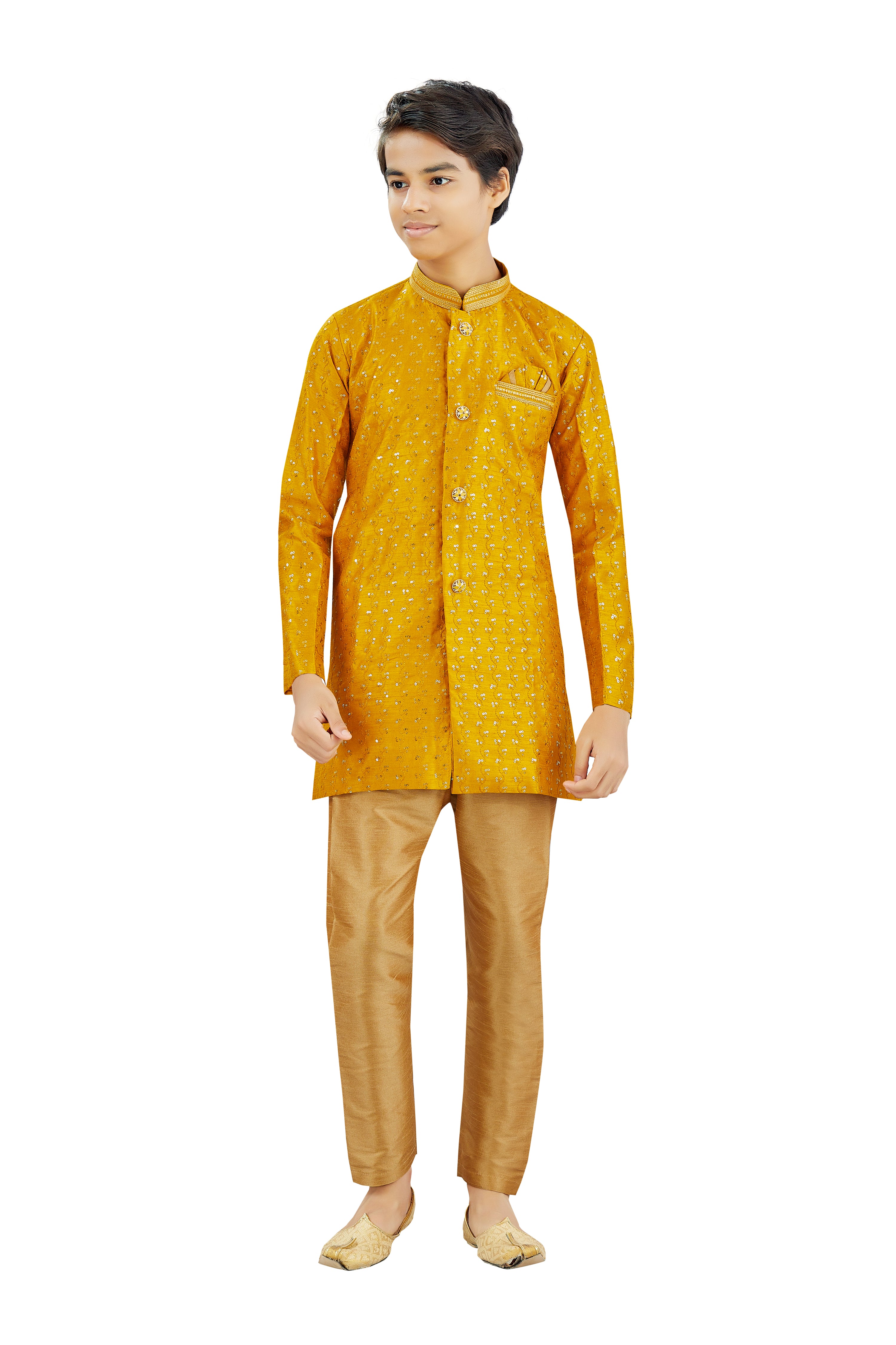 Boys Silk Kurta Set - Roop Darshan