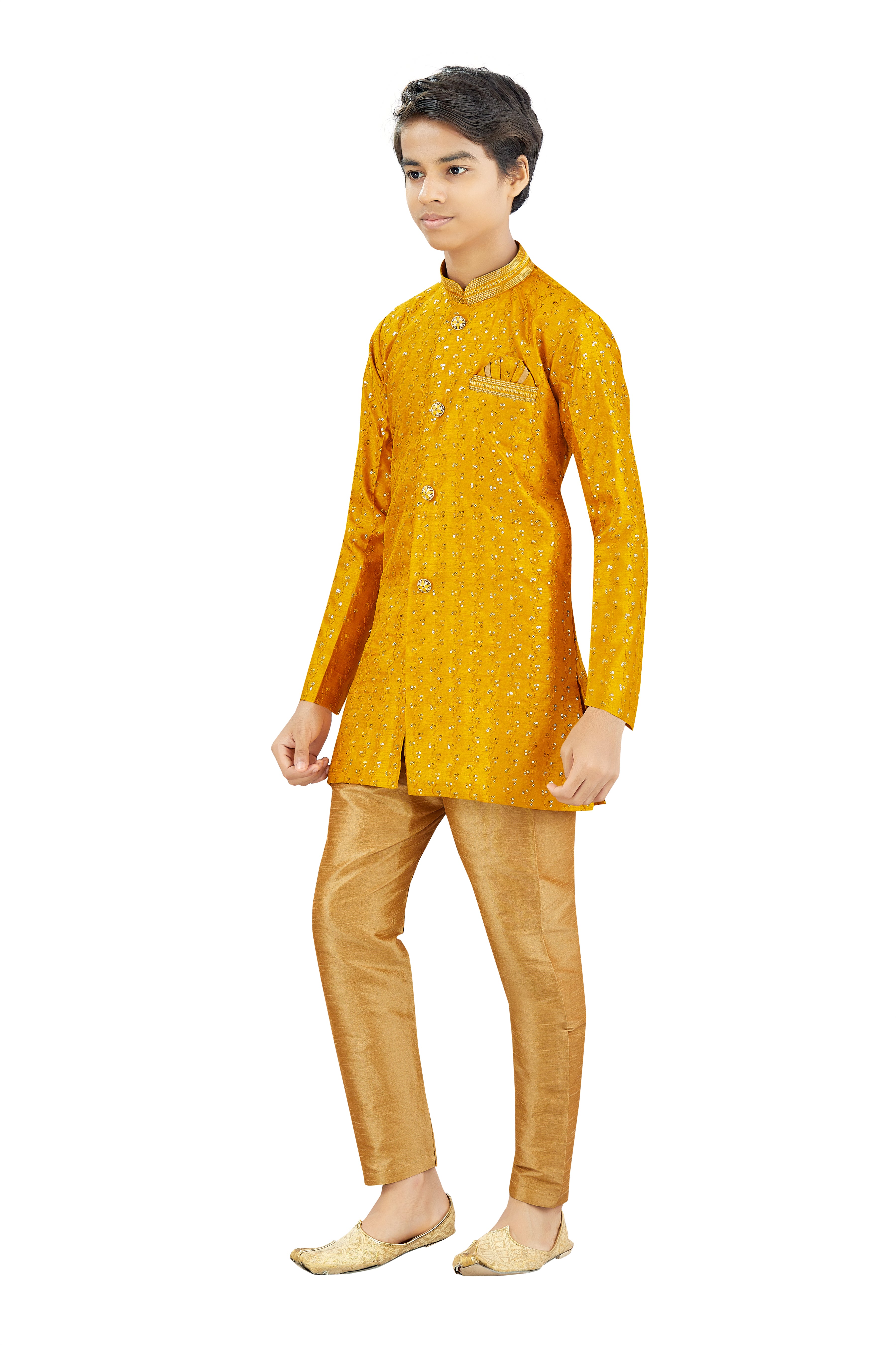 Boys Silk Kurta Set - Roop Darshan