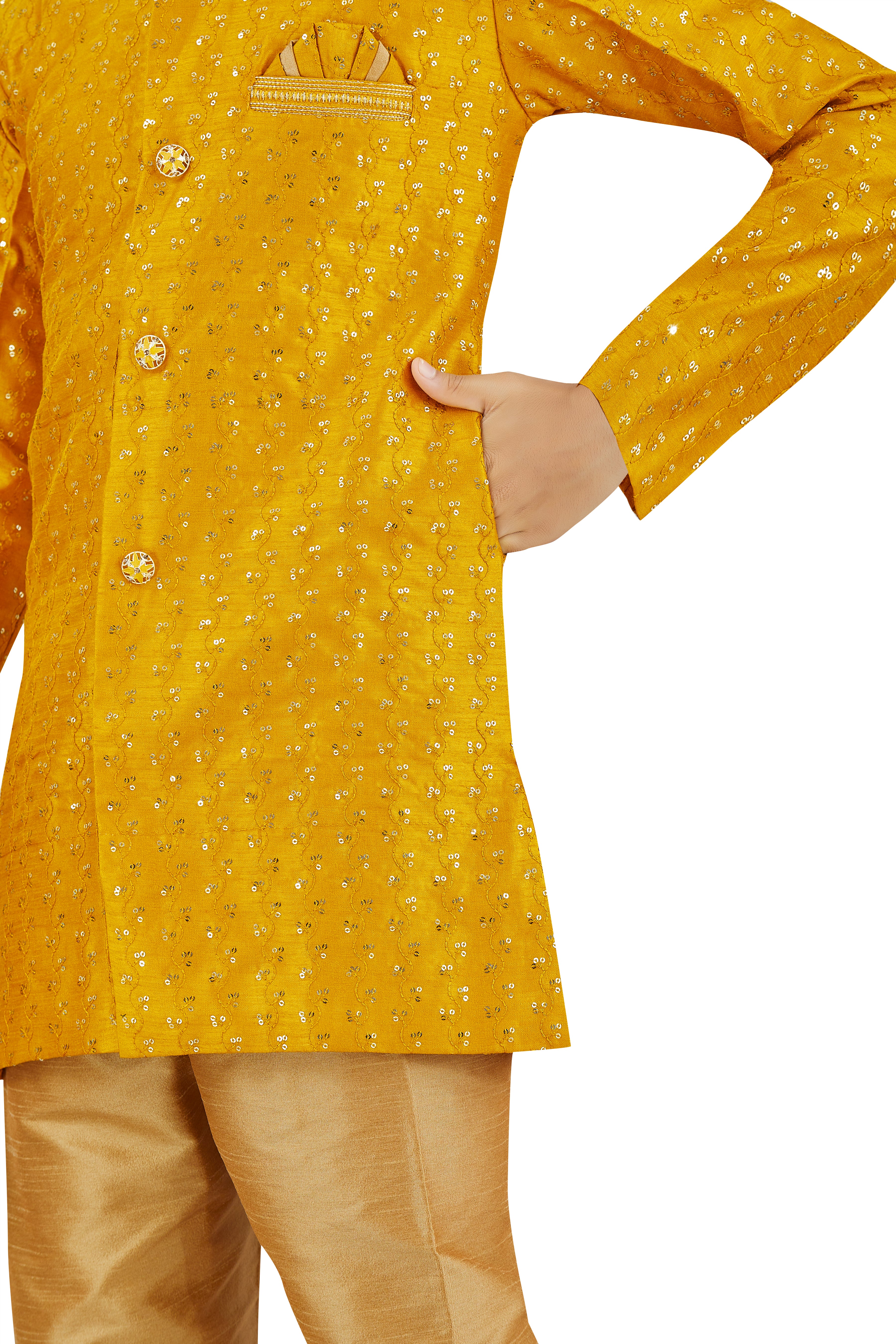Boys Silk Kurta Set - Roop Darshan