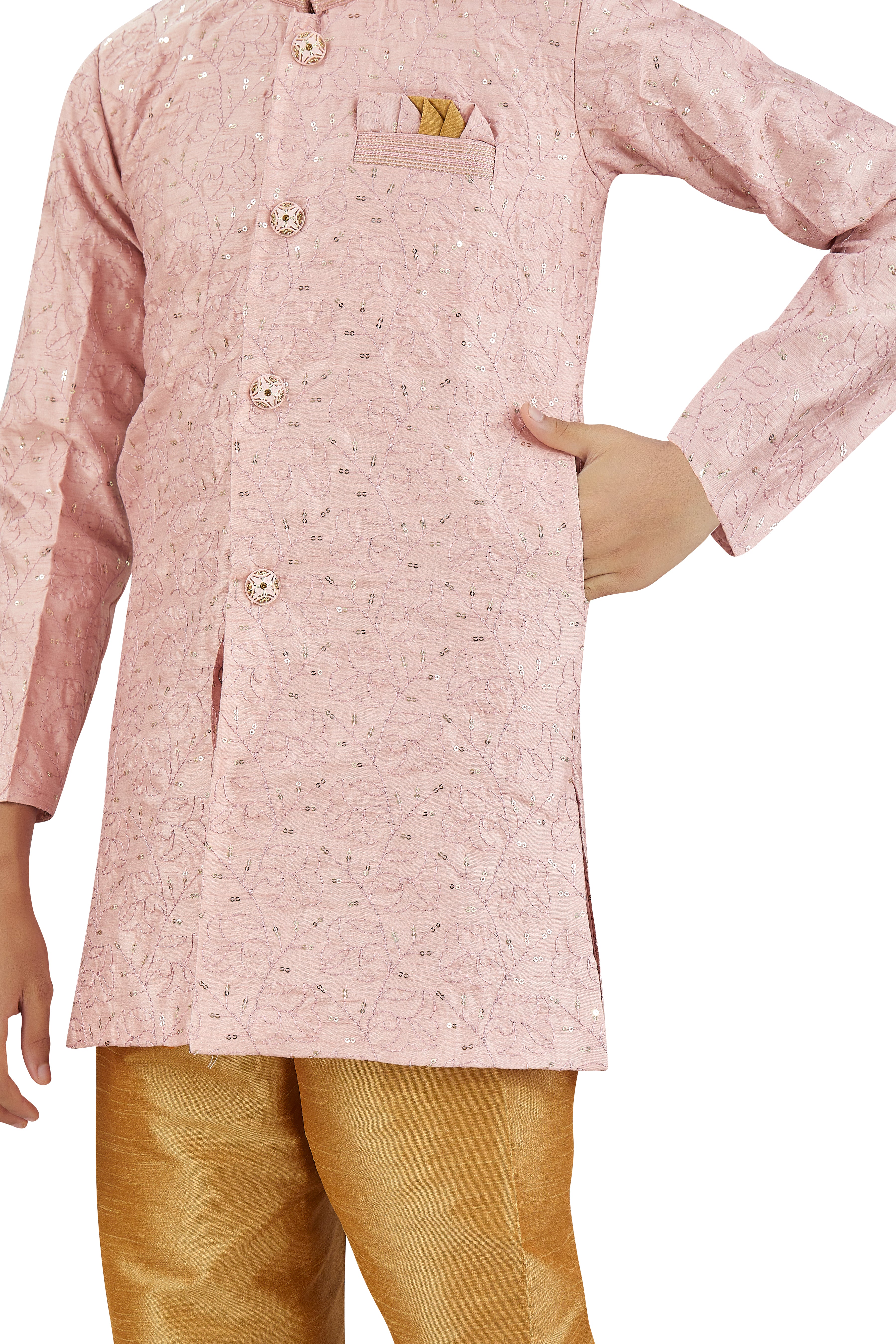 Boys Silk Kurta Set