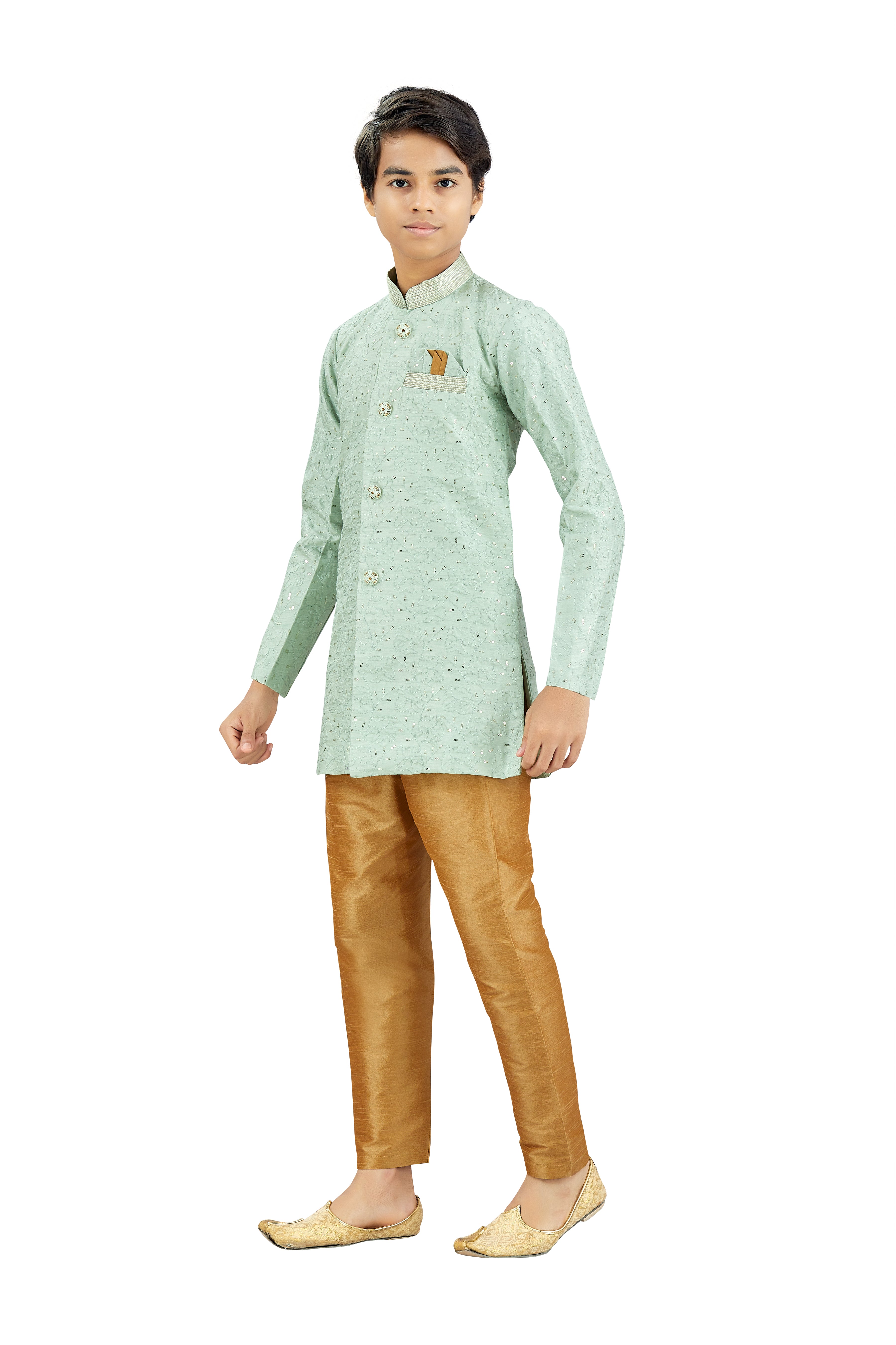 Boys Silk Kurta Set