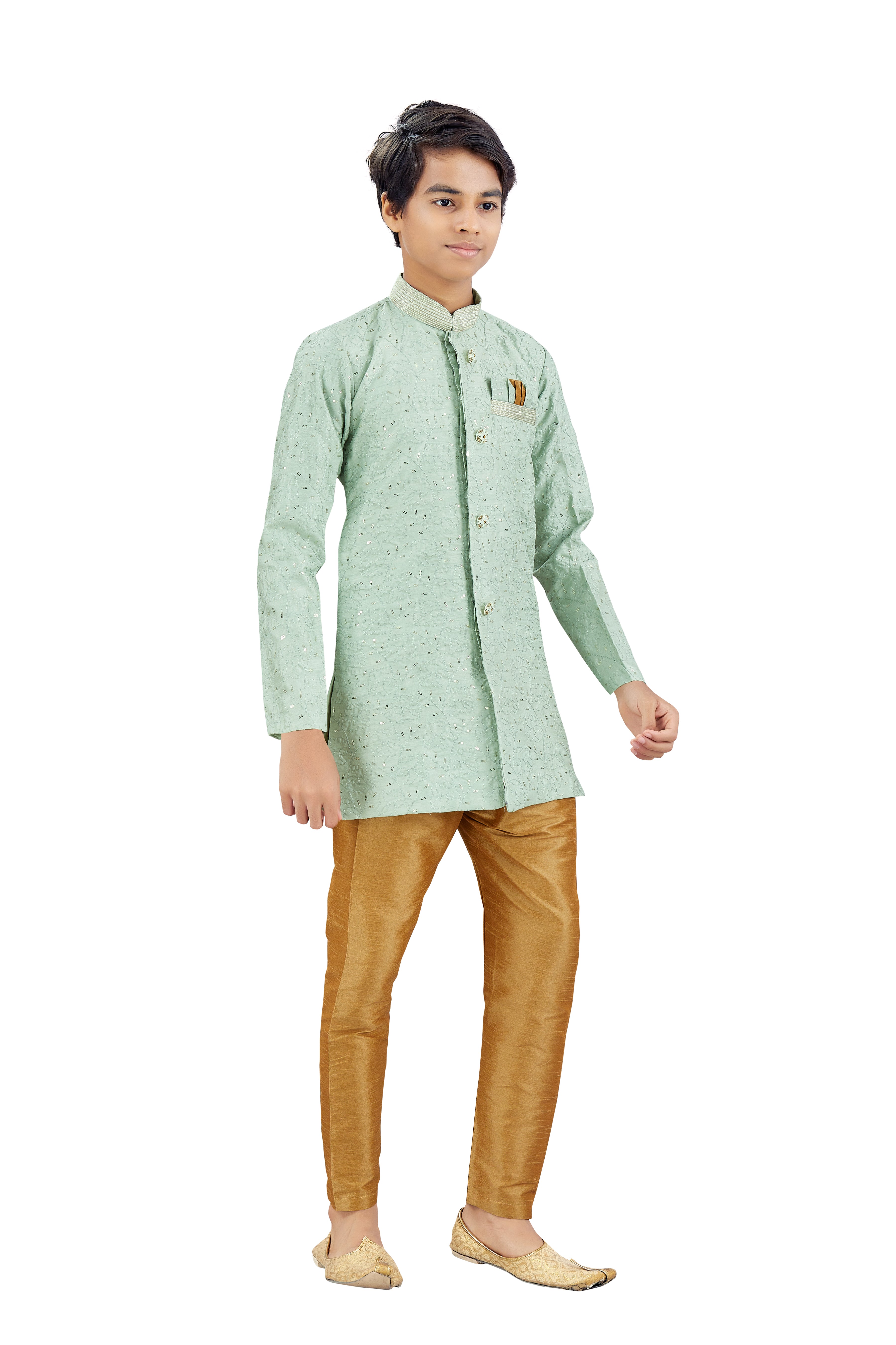 Boys Silk Kurta Set