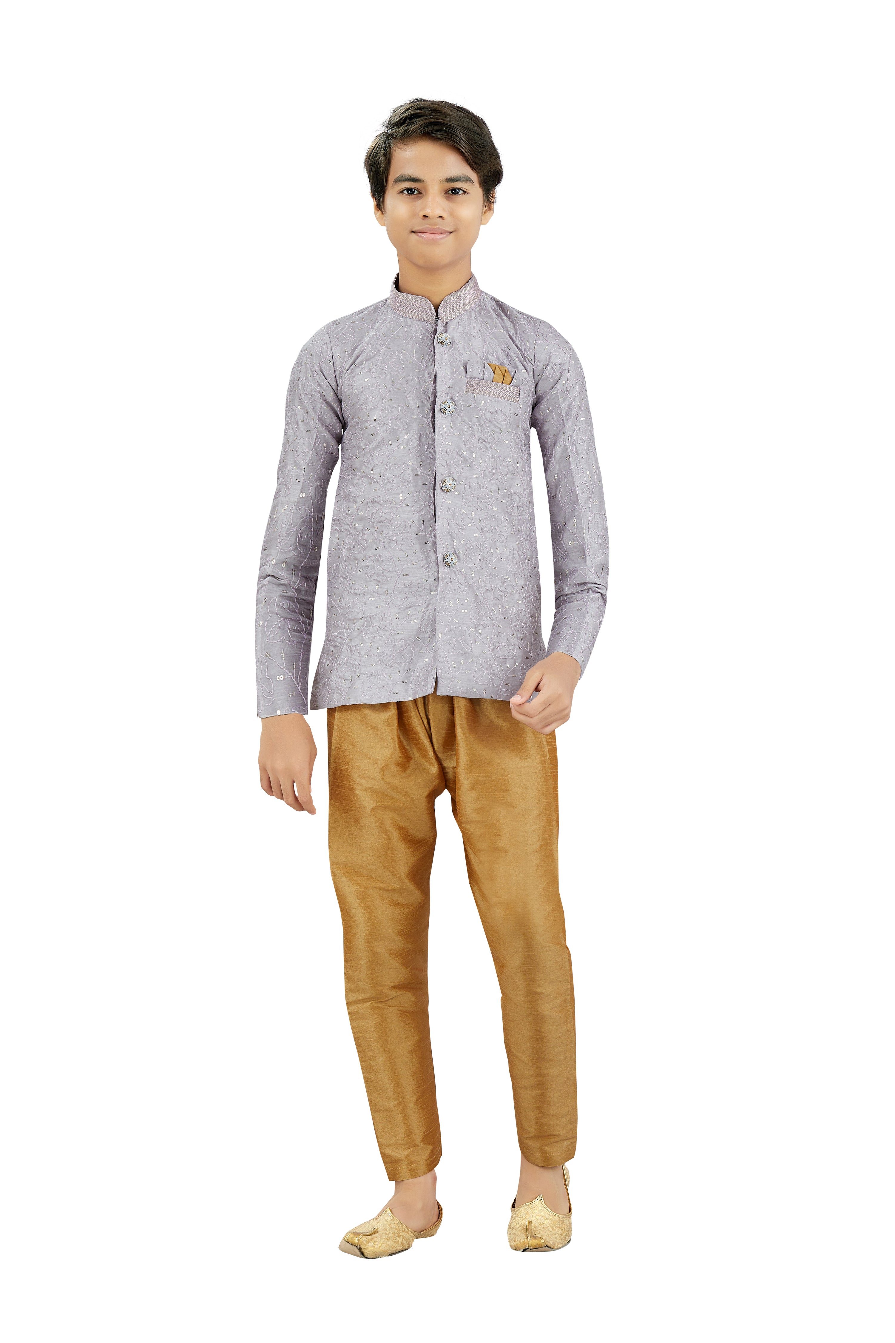 Boys Silk Kurta Set - Roop Darshan