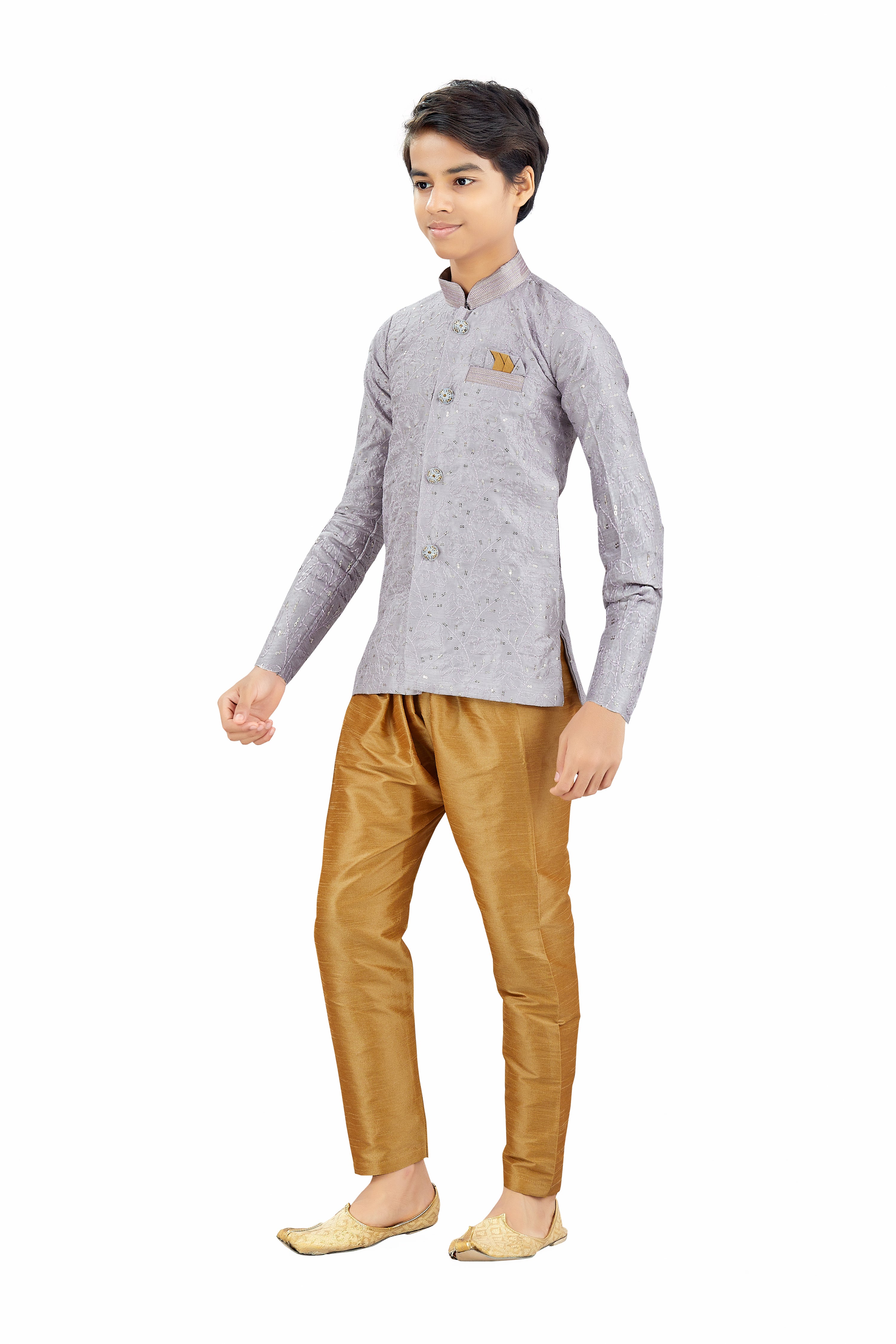 Boys Silk Kurta Set - Roop Darshan