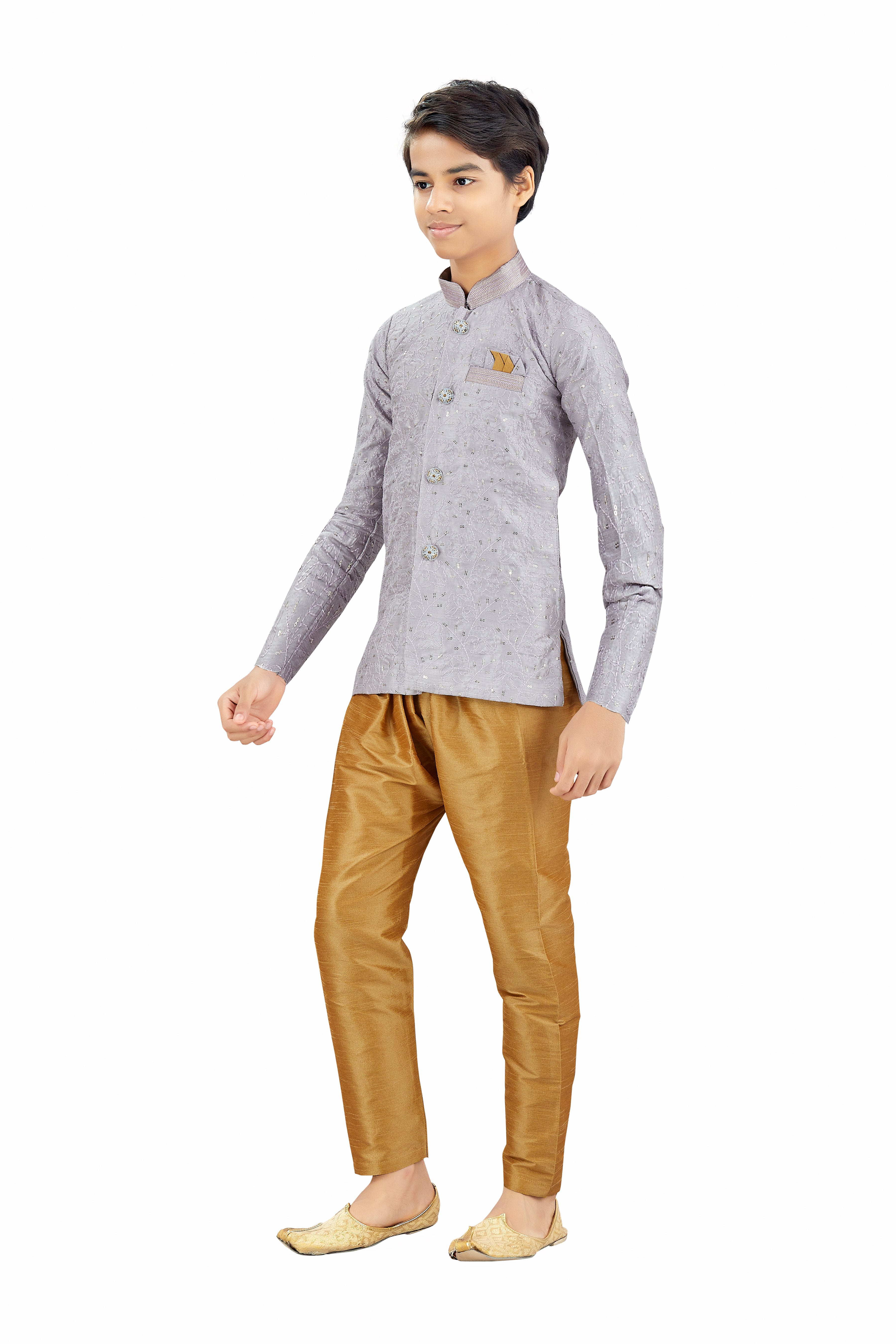 Boys Silk Kurta Set