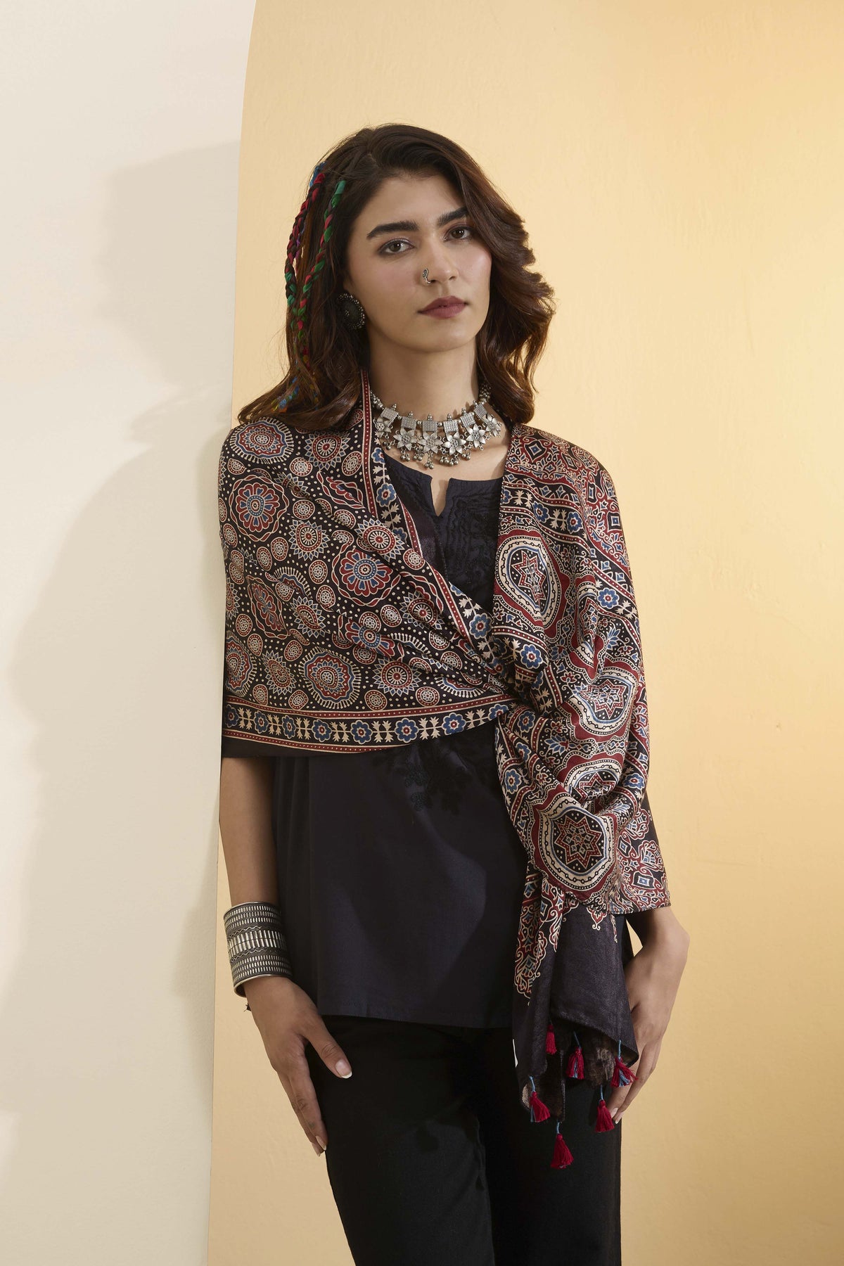 Biba Modal Silk Stole - Roop Darshan