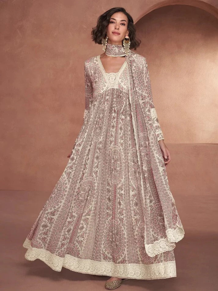 Nora Gown With Dupatta