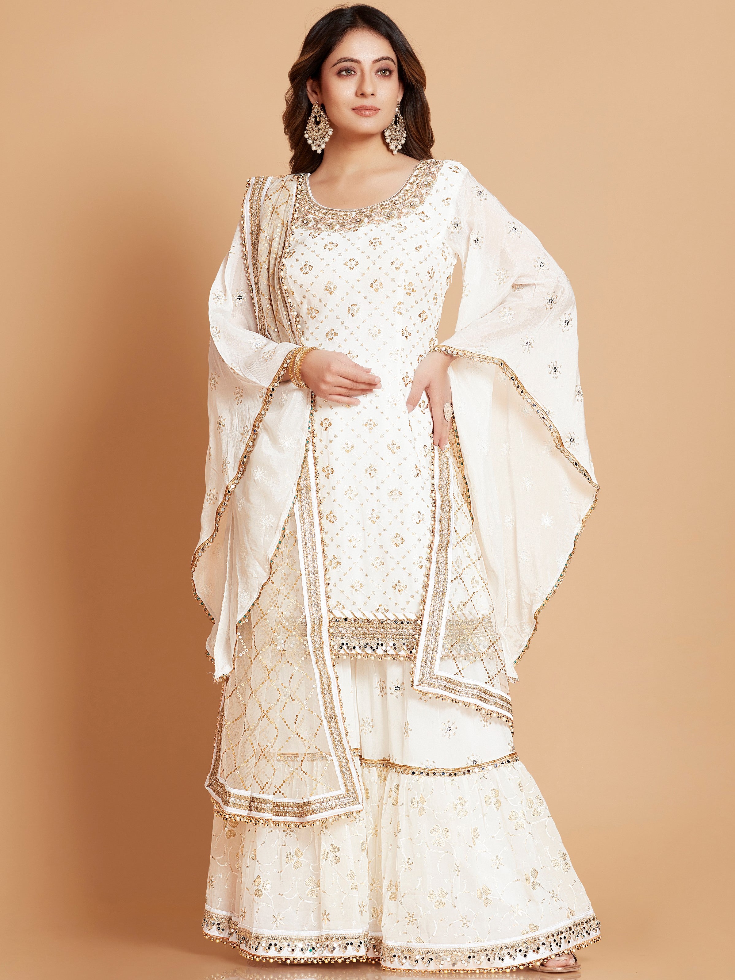 Aleena Sharara Suit - Roop Darshan